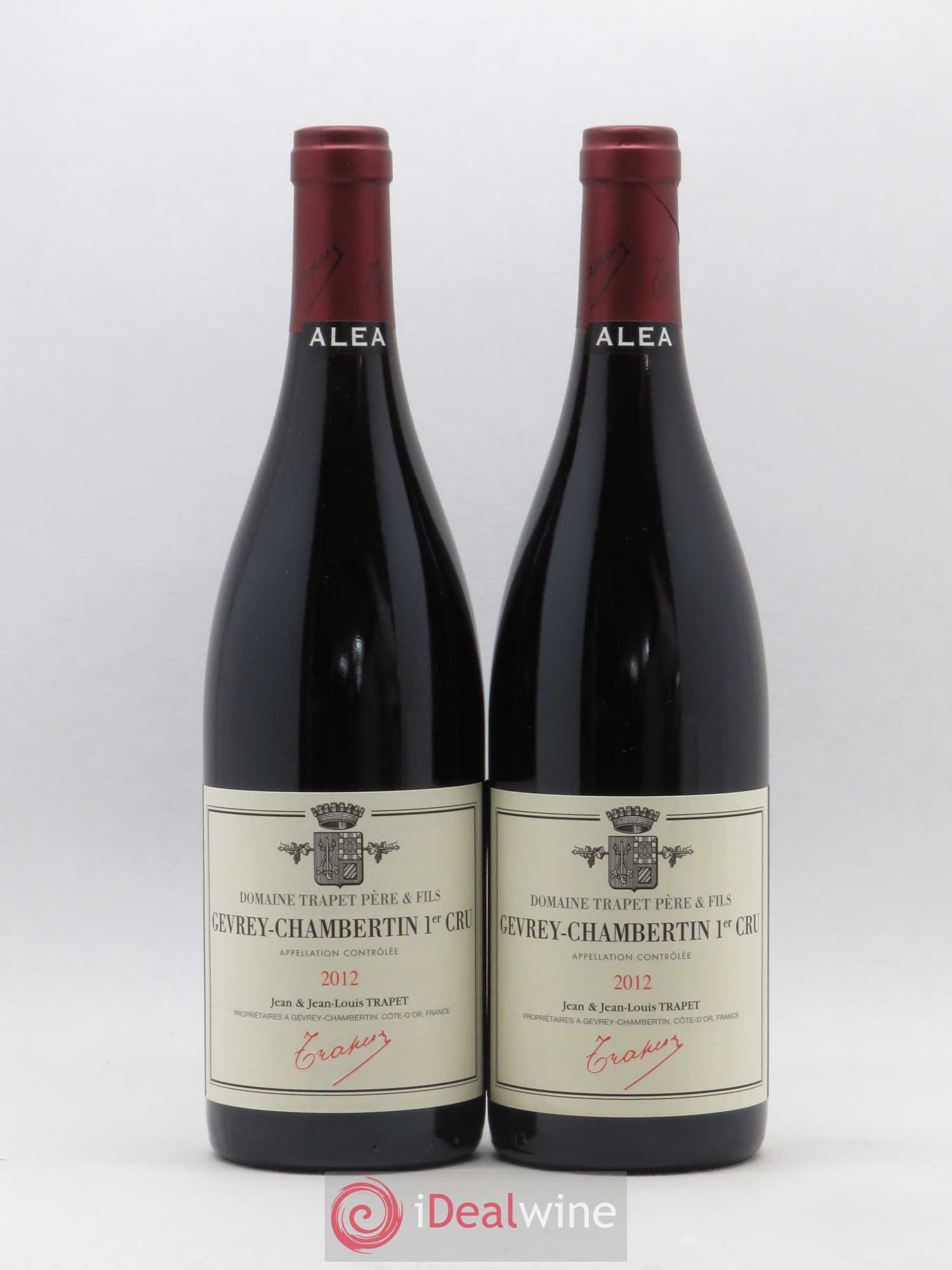Gevrey-Chambertin 1er Cru Aléa Domaine Trapet 2012 - Lot de 2 bouteilles - 0