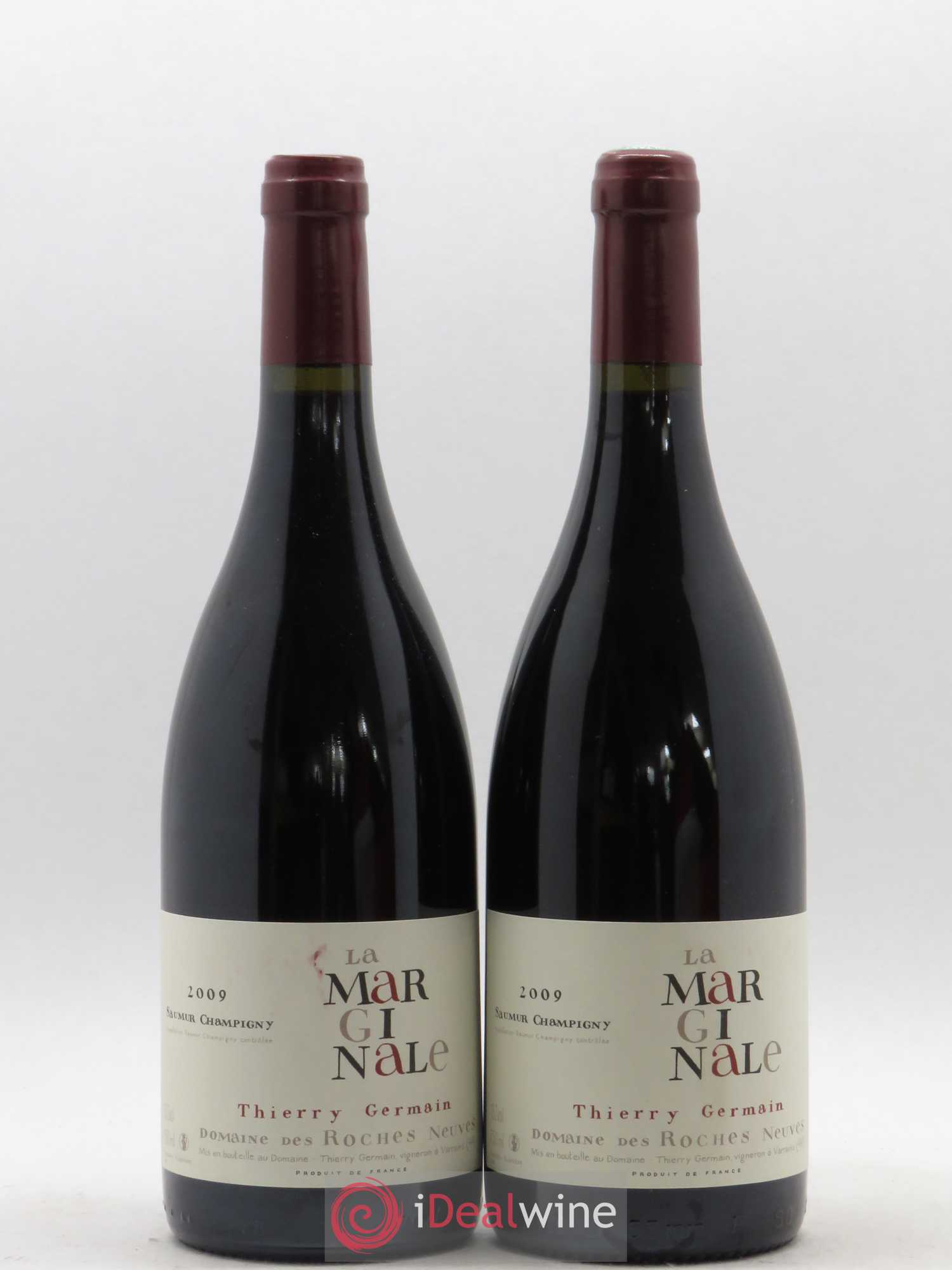 Saumur-Champigny La Marginale Domaine des Roches Neuves - Thierry Germain 2009 - Lot de 2 bouteilles - 0