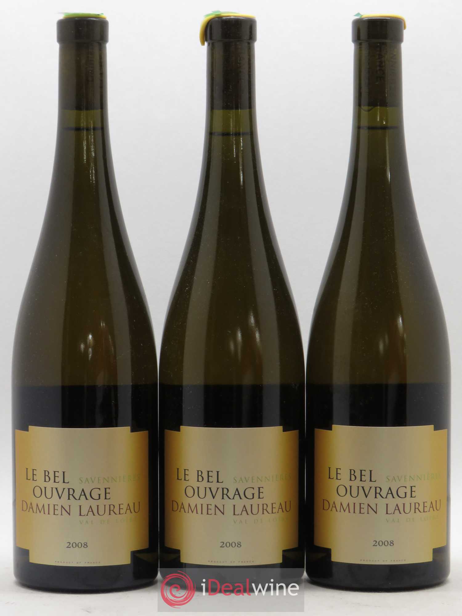 Savennières Le Bel Ouvrage Domaine Damien Laureau 2008 - Posten von 3 Flaschen - 0