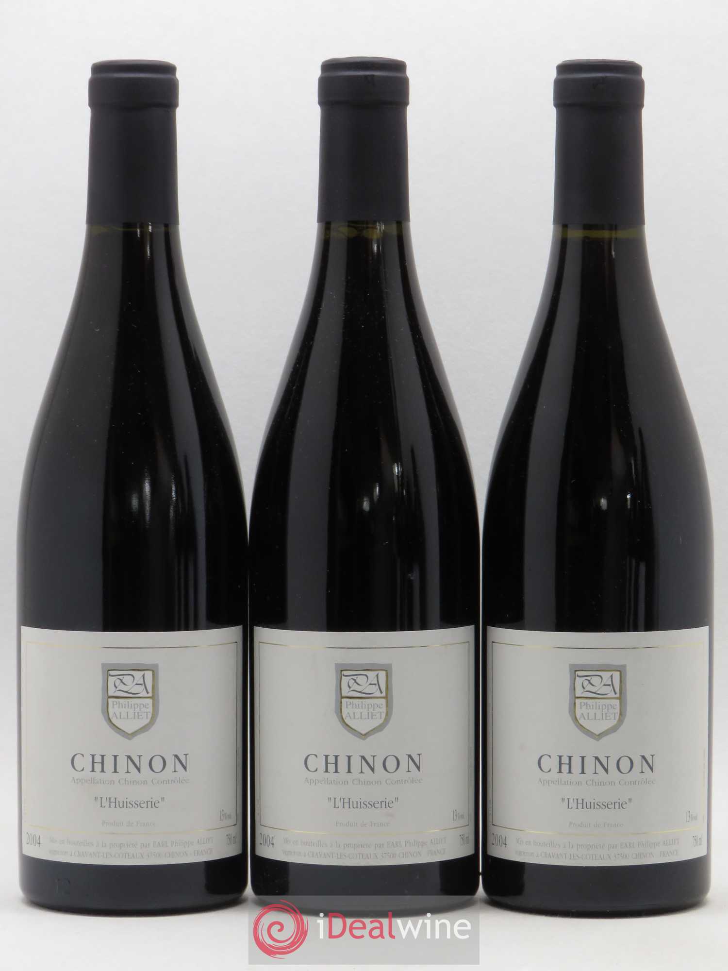 Chinon L'Huisserie Philippe Alliet 2004 - Lot de 6 bouteilles - 1