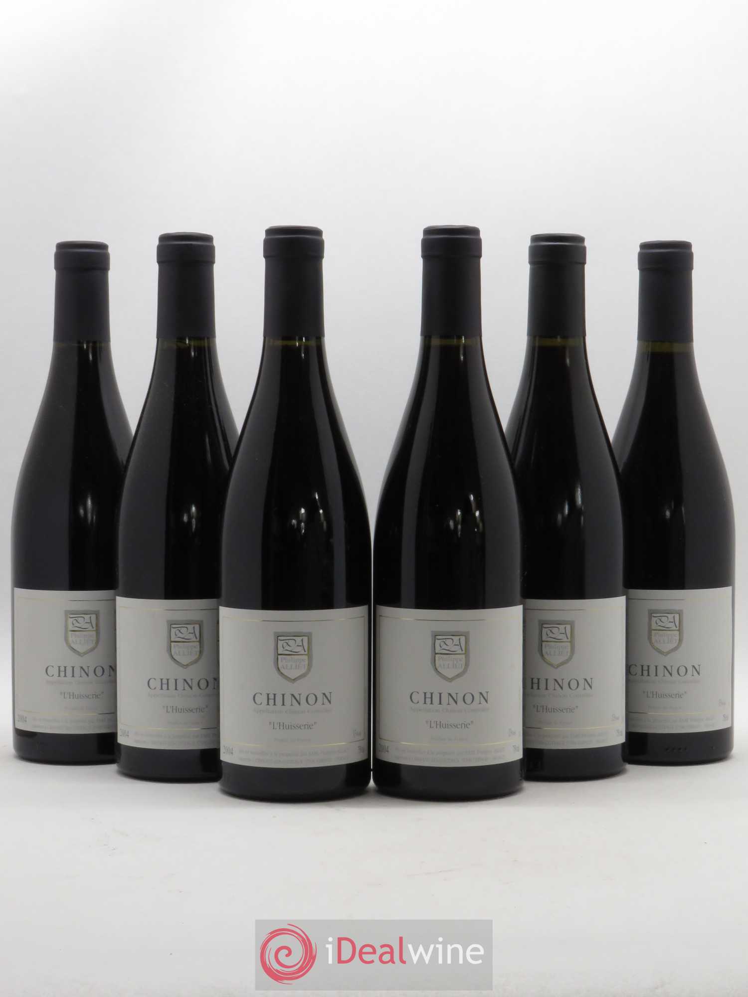Chinon L'Huisserie Philippe Alliet 2004 - Lot de 6 bouteilles - 0