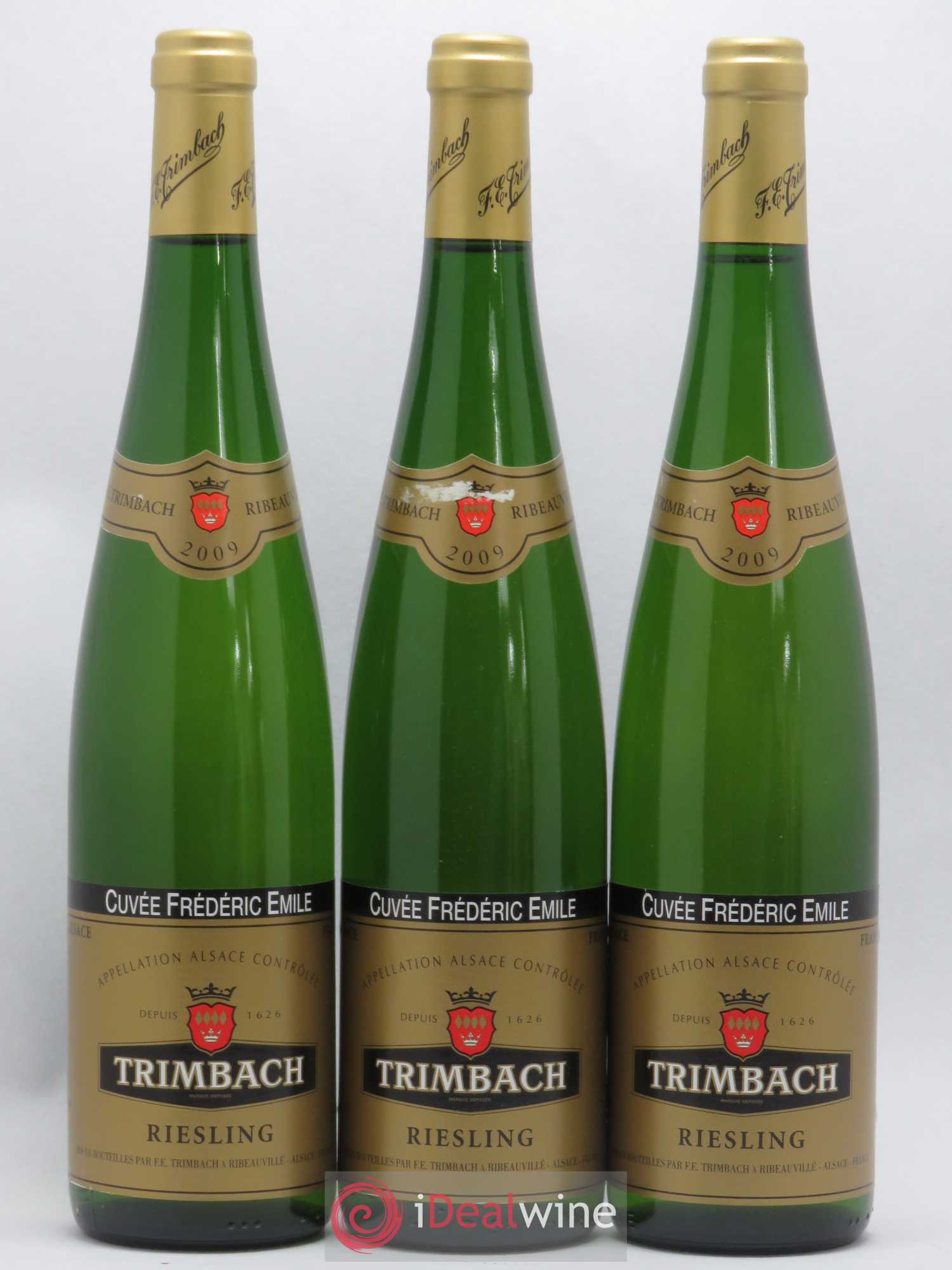 Alsace Riesling Cuvée Frédéric Emile Trimbach (Domaine) 2009 - Lot de 3 bouteilles - 0