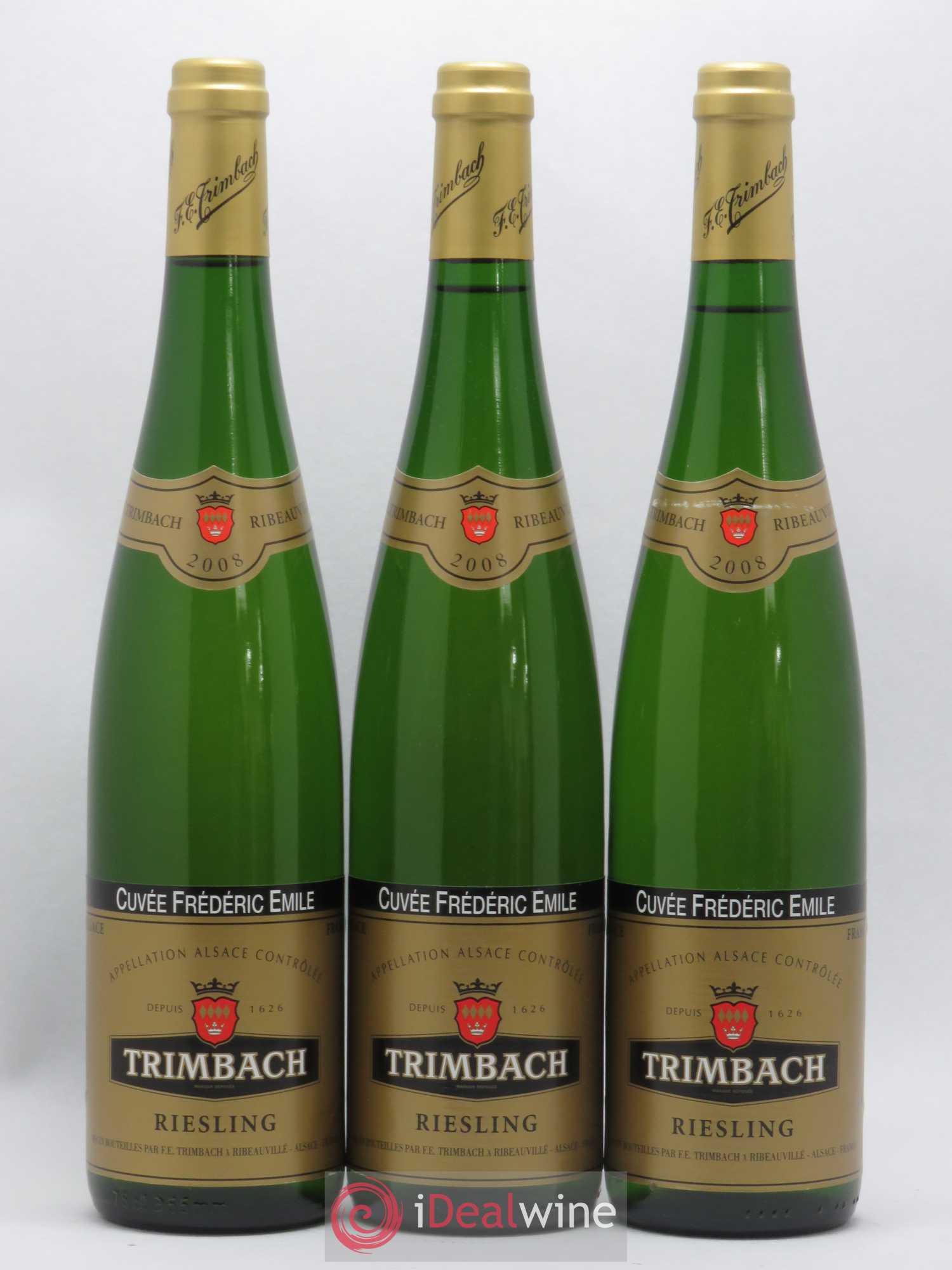 Alsace Riesling Cuvée Frédéric Emile Trimbach (Domaine) 2008 - Lot de 6 bouteilles - 1