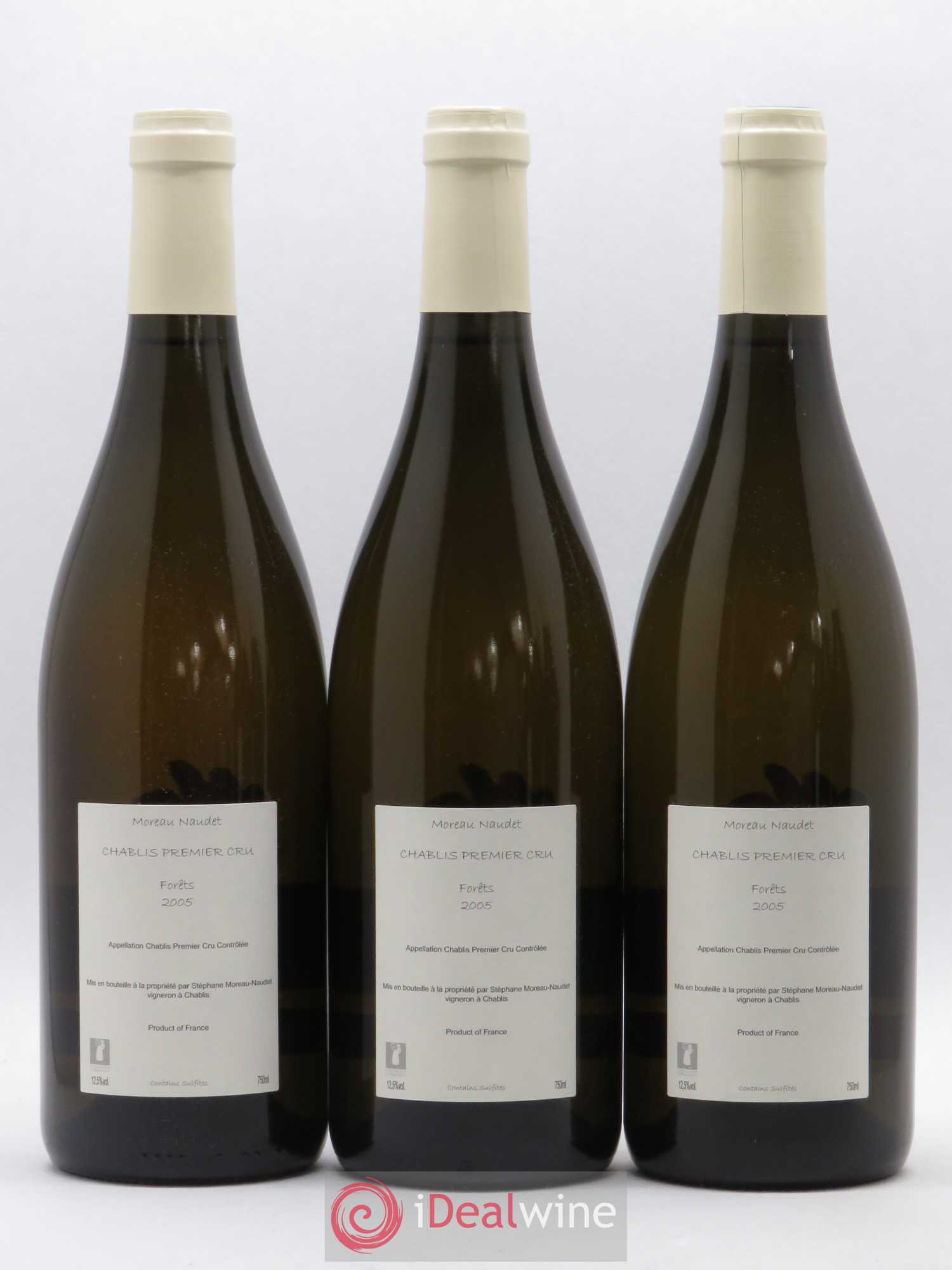 Chablis 1er Cru Forets Domaine Moreau Naudet 2005 - Posten von 6 Flaschen - 2