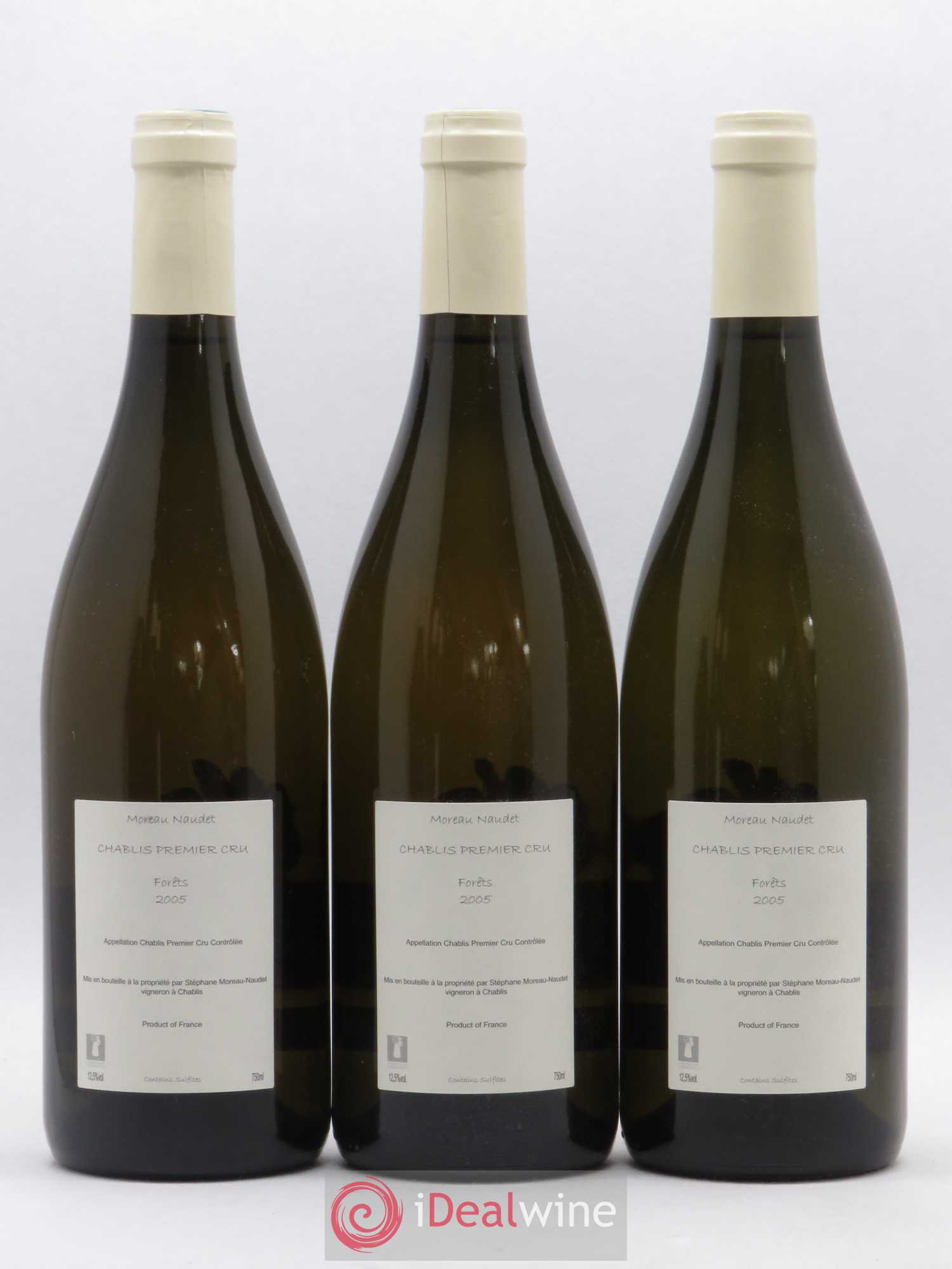 Chablis 1er Cru Forets Domaine Moreau Naudet 2005 - Posten von 6 Flaschen - 4