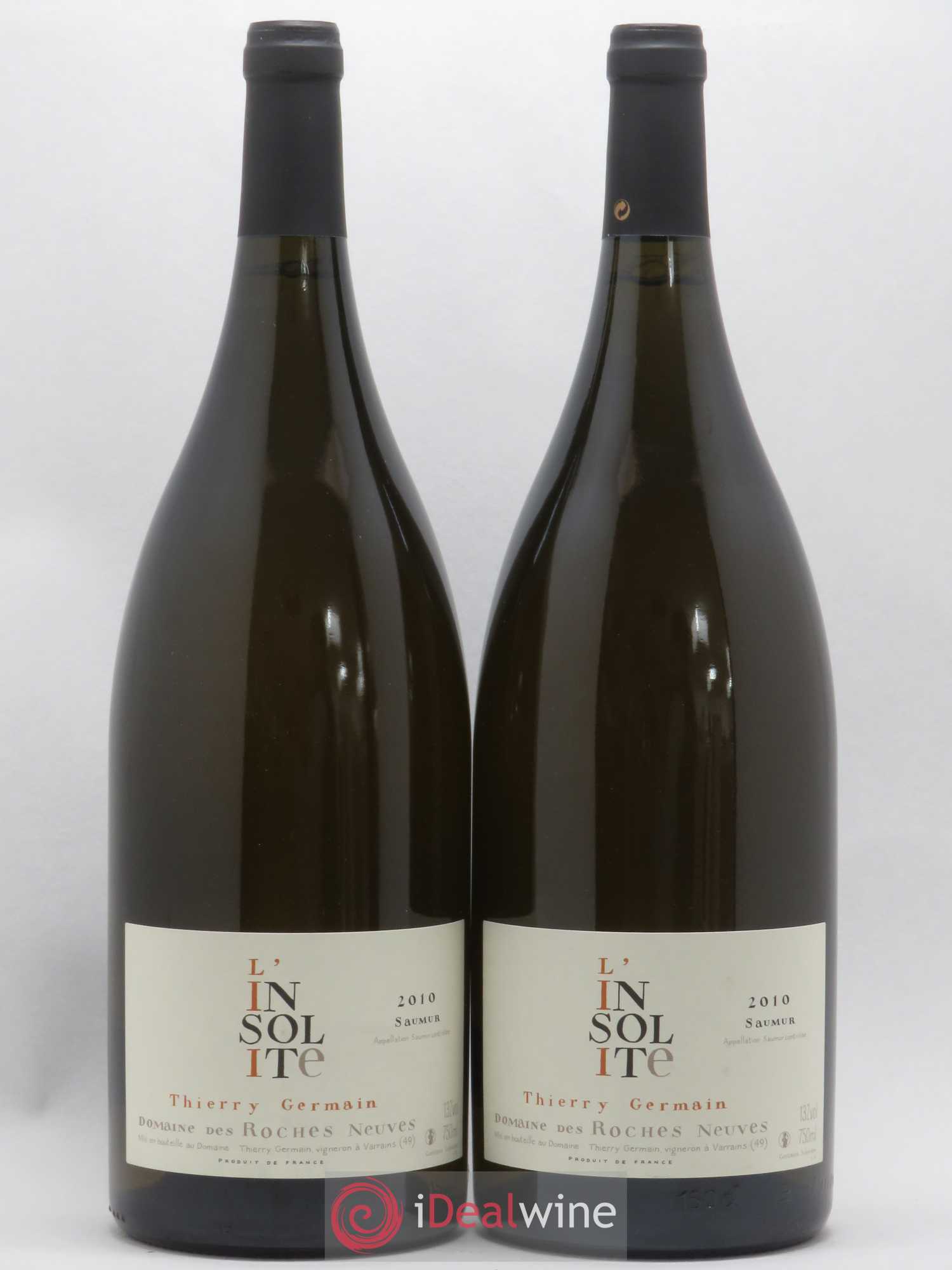 Saumur Insolite Domaine des Roches Neuves - Thierry Germain 2010 - Lot de 2 magnums - 0