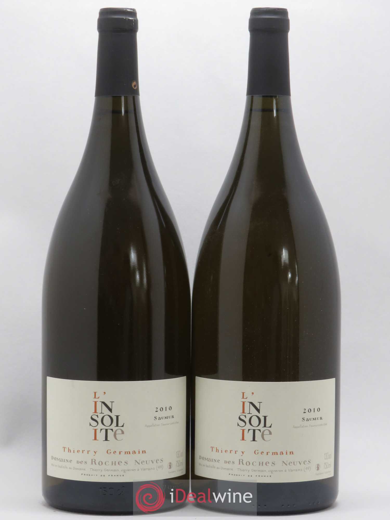 Saumur Insolite Domaine des Roches Neuves - Thierry Germain 2010 - Lot de 2 magnums - 0