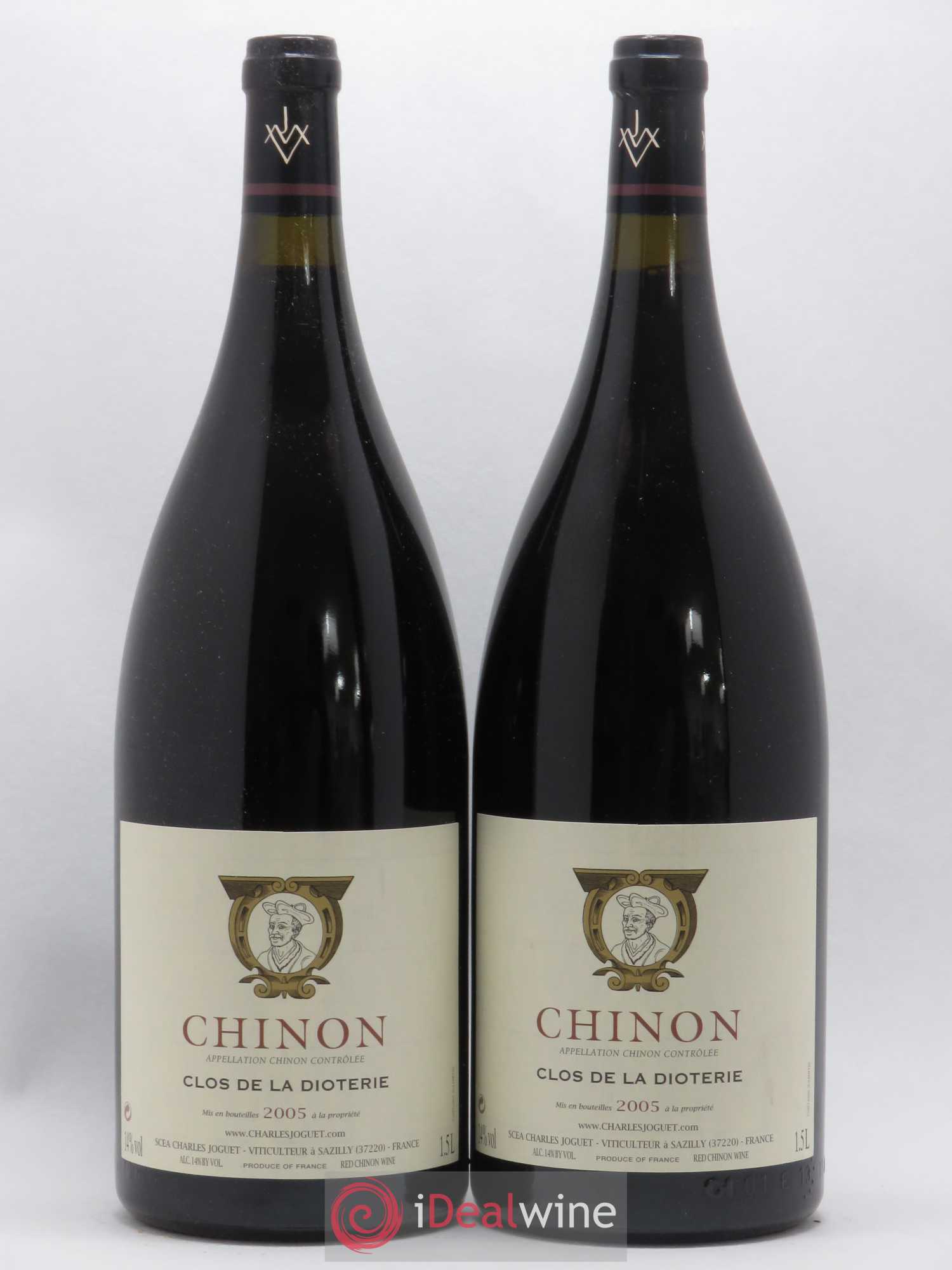 Chinon Clos de La Dioterie Charles Joguet 2005 - Lot de 2 magnums - 0
