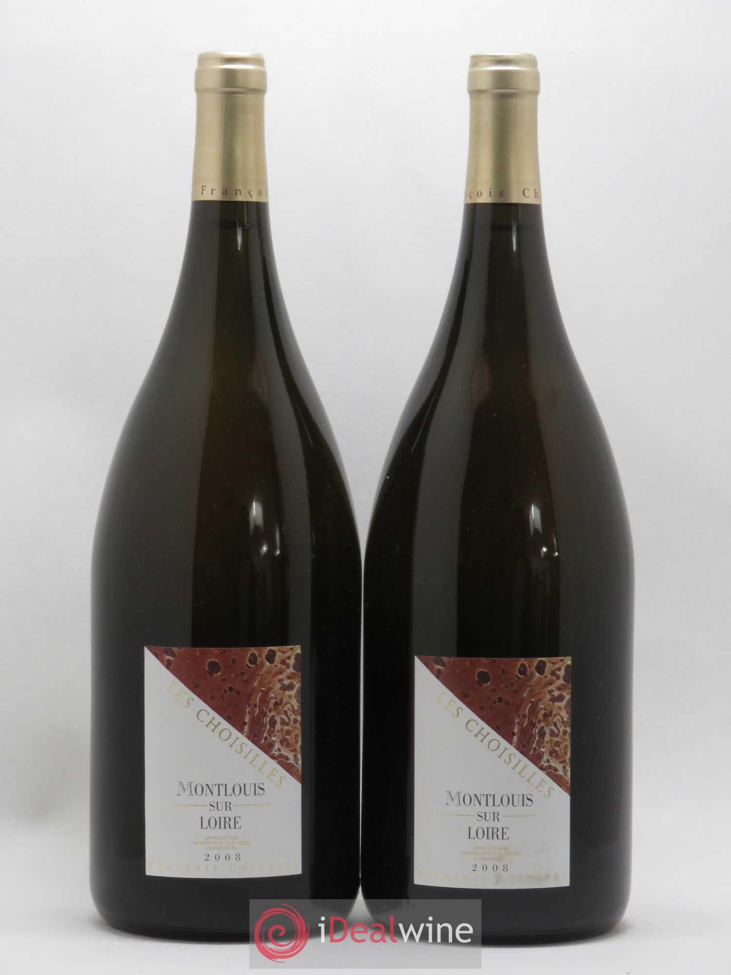 Montlouis-sur-Loire Les Choisilles François Chidaine 2008 - Lot de 2 magnums - 0
