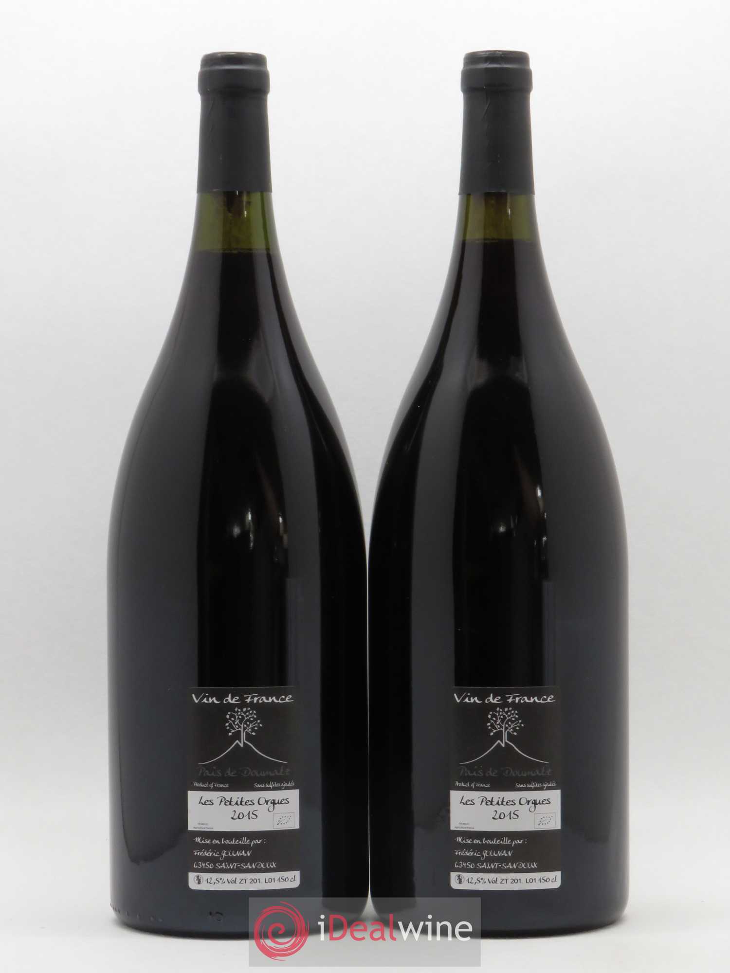 Vin de France Les Petites Orgues Vignoble de l'Arbre Blanc 2015 - Lot de 2 magnums - 1