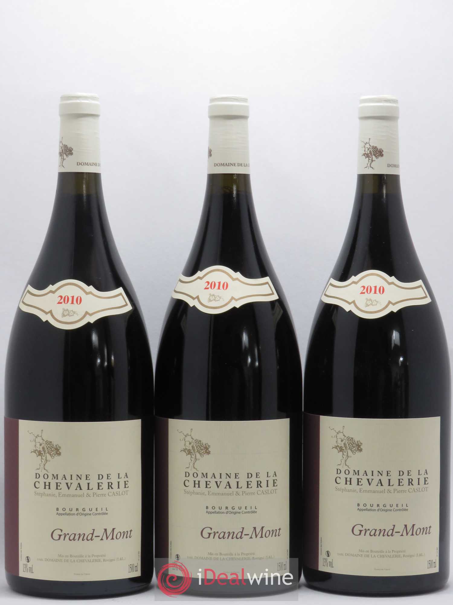 Bourgueil Grand-Mont Domaine de la Chevalerie 2010 - Lot de 3 magnums - 0