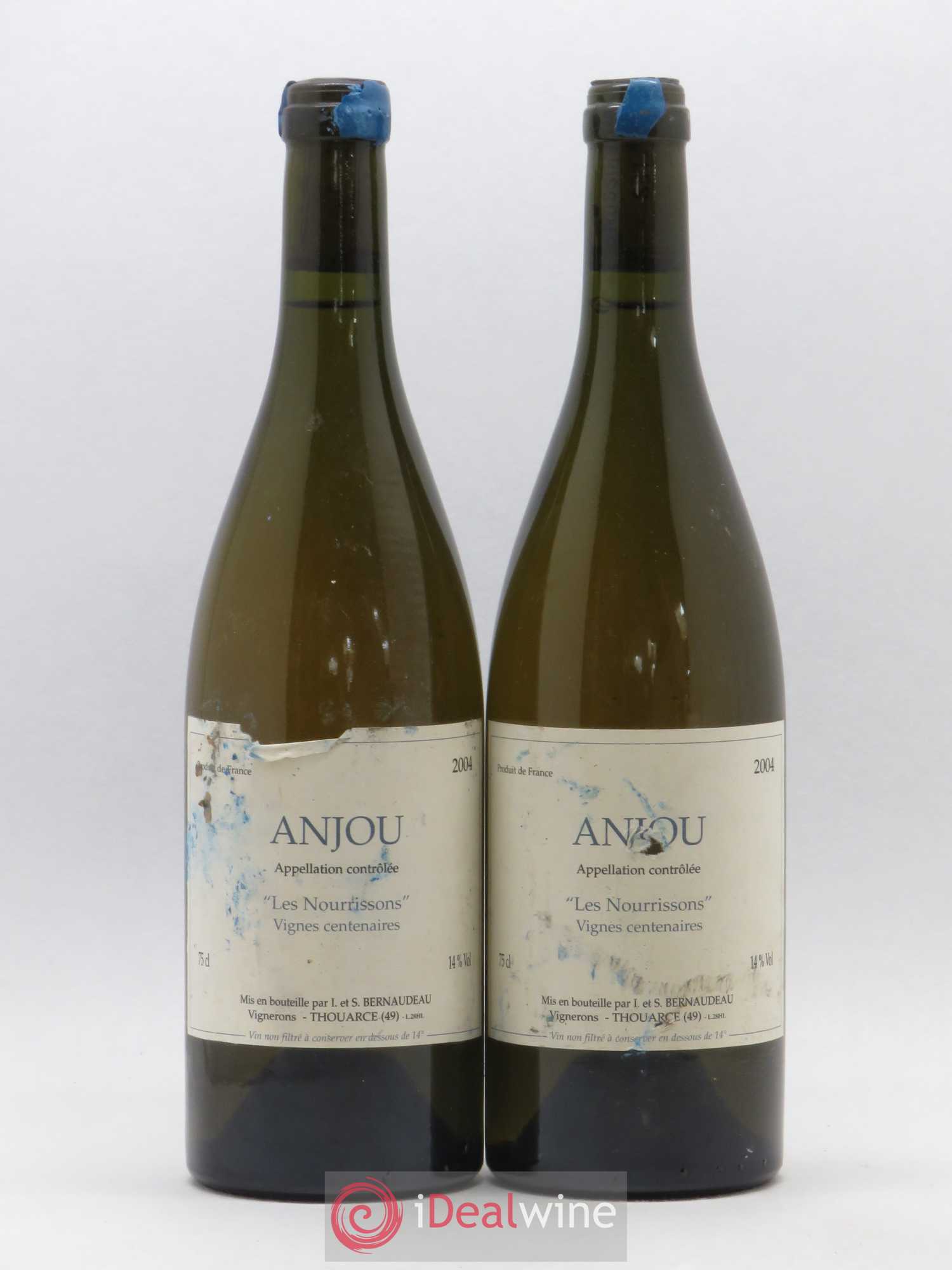 Anjou Les Nourrissons Vignes Centenaires Stéphane Bernaudeau (Domaine) 2004 - Lot de 2 bouteilles - 0