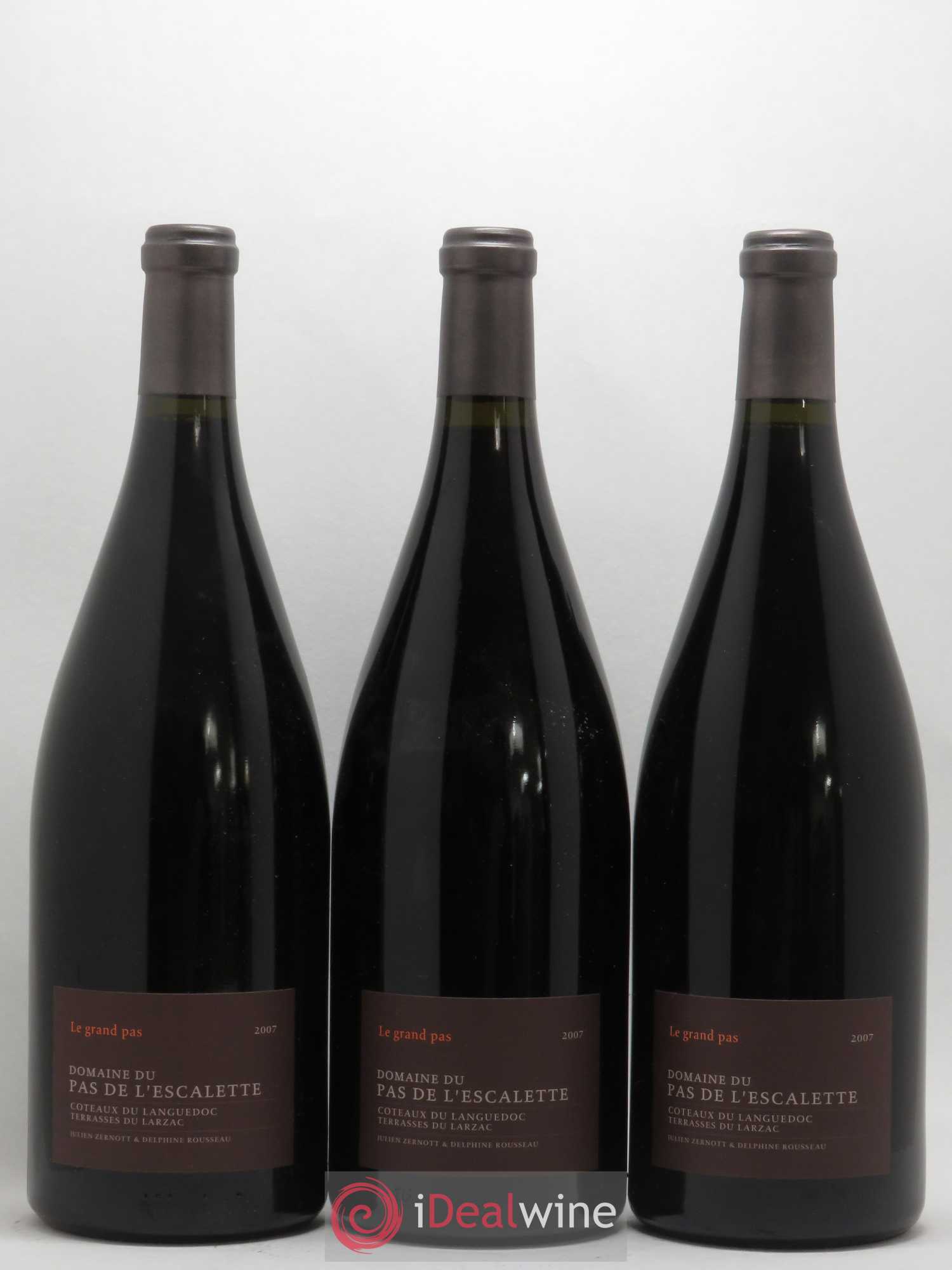 Terrasses du Larzac Le Grand Pas Pas de l'Escalette 2007 - Lot de 3 magnums - 0