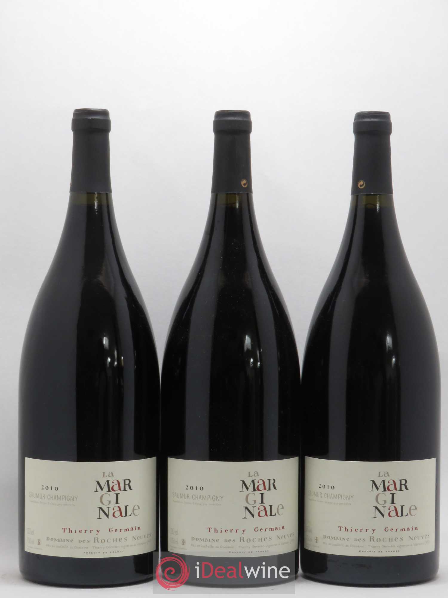 Saumur-Champigny La Marginale Domaine des Roches Neuves - Thierry Germain 2010 - Lot de 3 magnums - 0