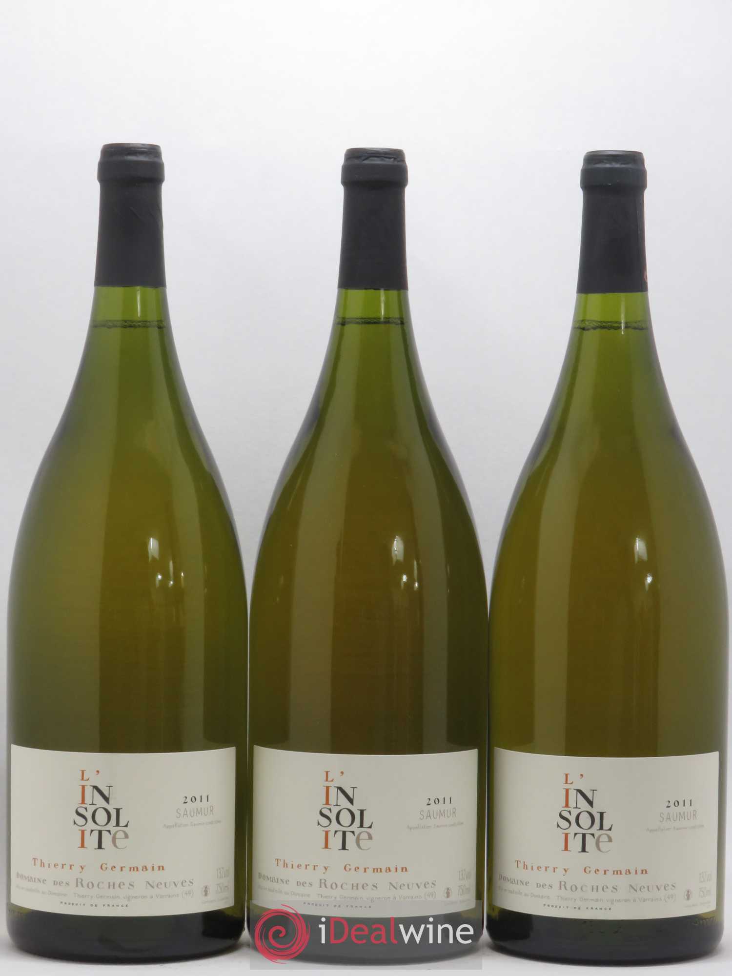 Saumur Insolite Domaine des Roches Neuves - Thierry Germain 2011 - Lot de 3 magnums - 0