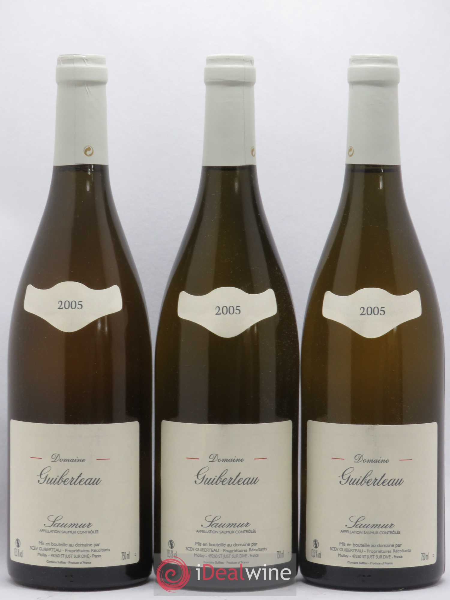 Saumur Domaine Guiberteau 2005 - Lot de 6 bouteilles - 1