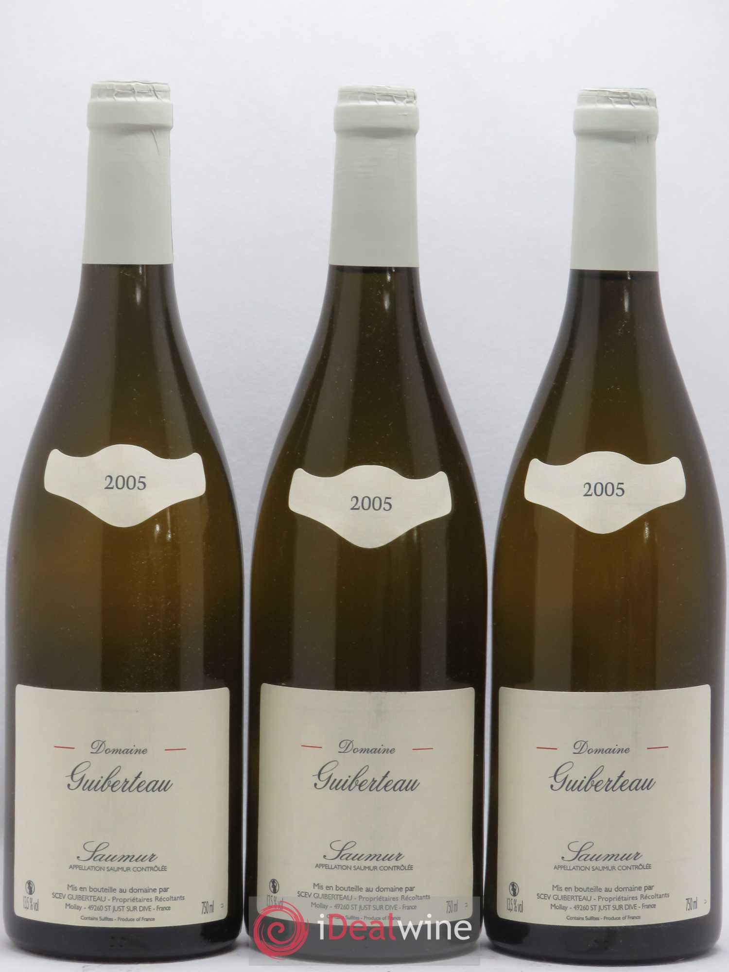 Saumur Domaine Guiberteau 2005 - Lot de 6 bouteilles - 2