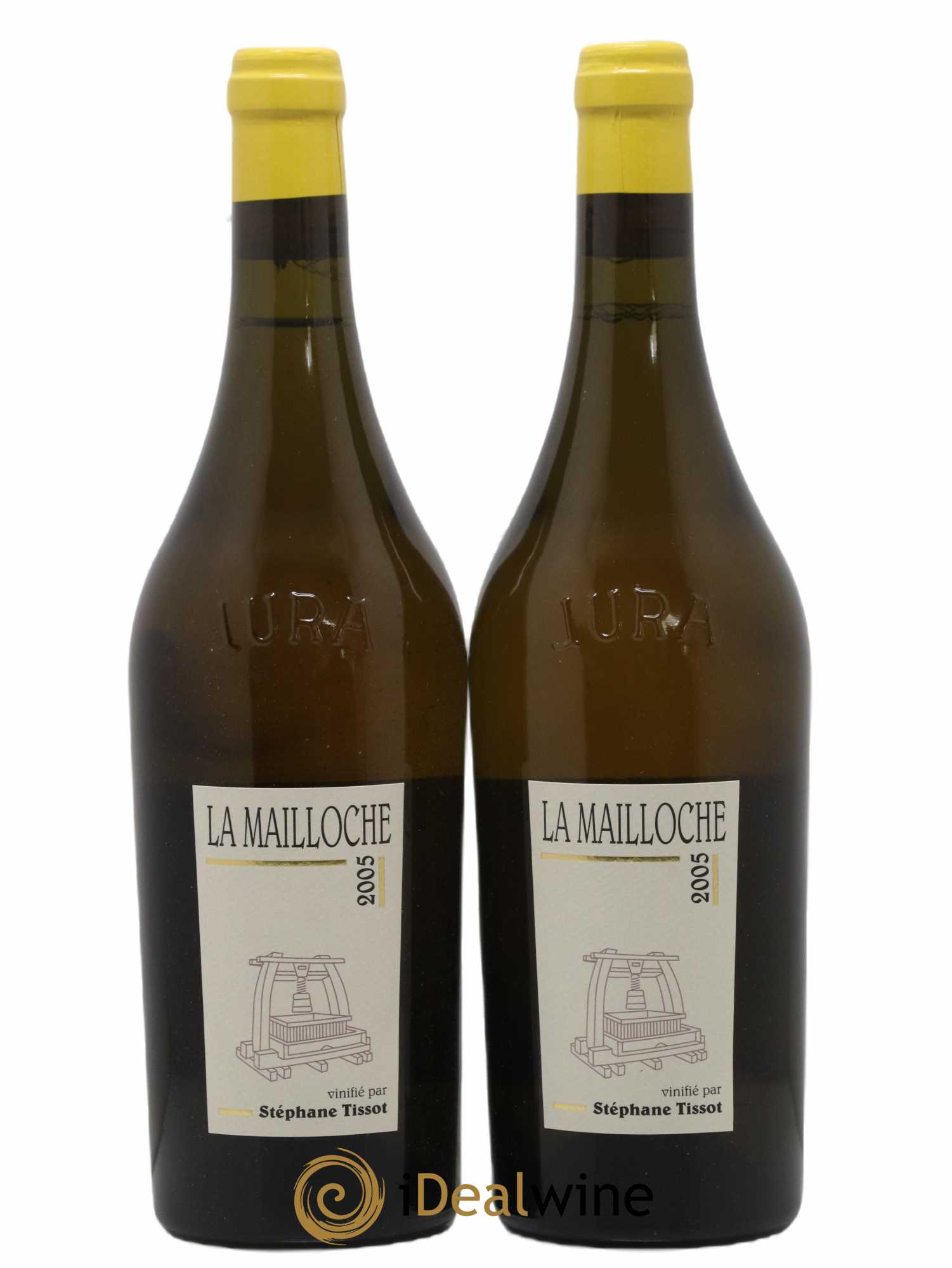 Arbois La Mailloche Bénédicte et Stéphane Tissot 2005 - Lot de 2 bouteilles - 0