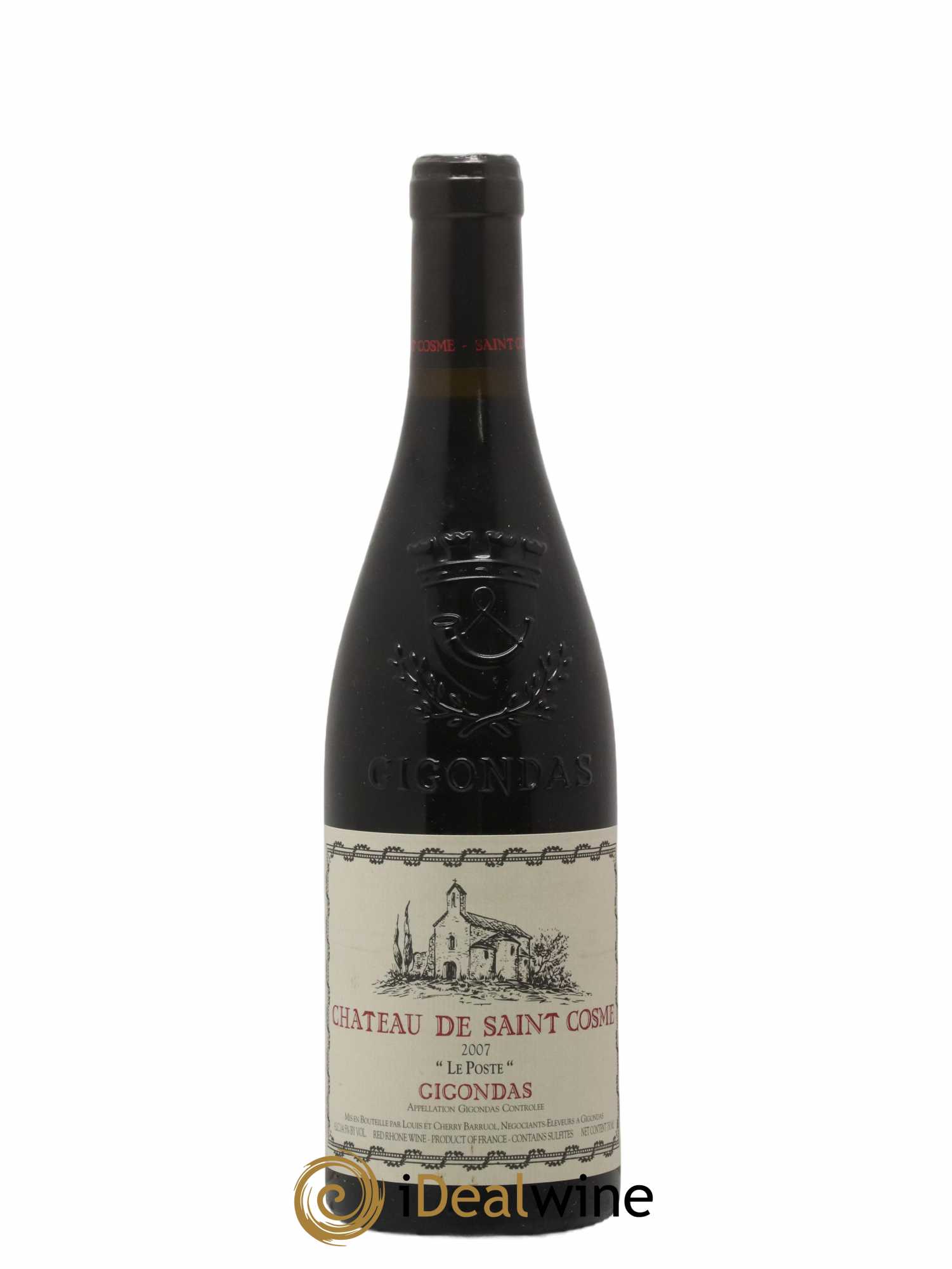 Gigondas Le Poste Saint Cosme 2007 - Lot de 1 bouteille - 0