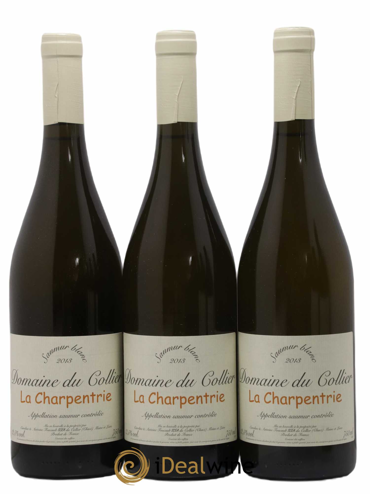 Saumur La Charpentrie Domaine du Collier 2013 - Lot de 3 bouteilles - 0