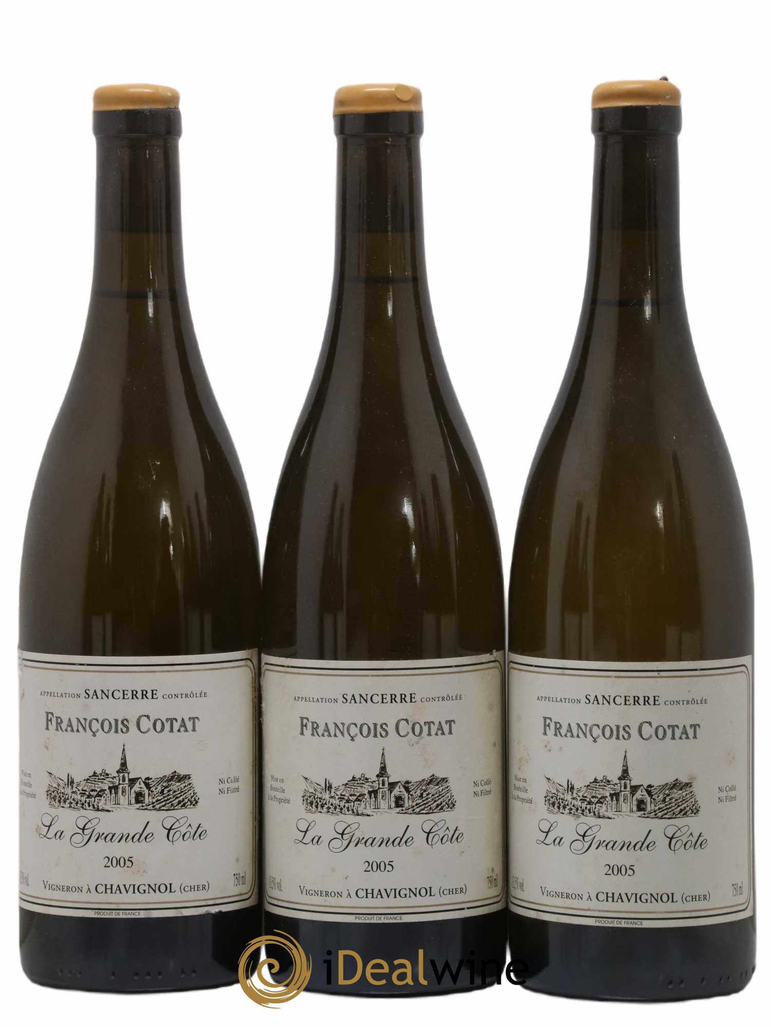 Sancerre La Grande Côte François Cotat 2005 - Lot de 3 bouteilles - 0
