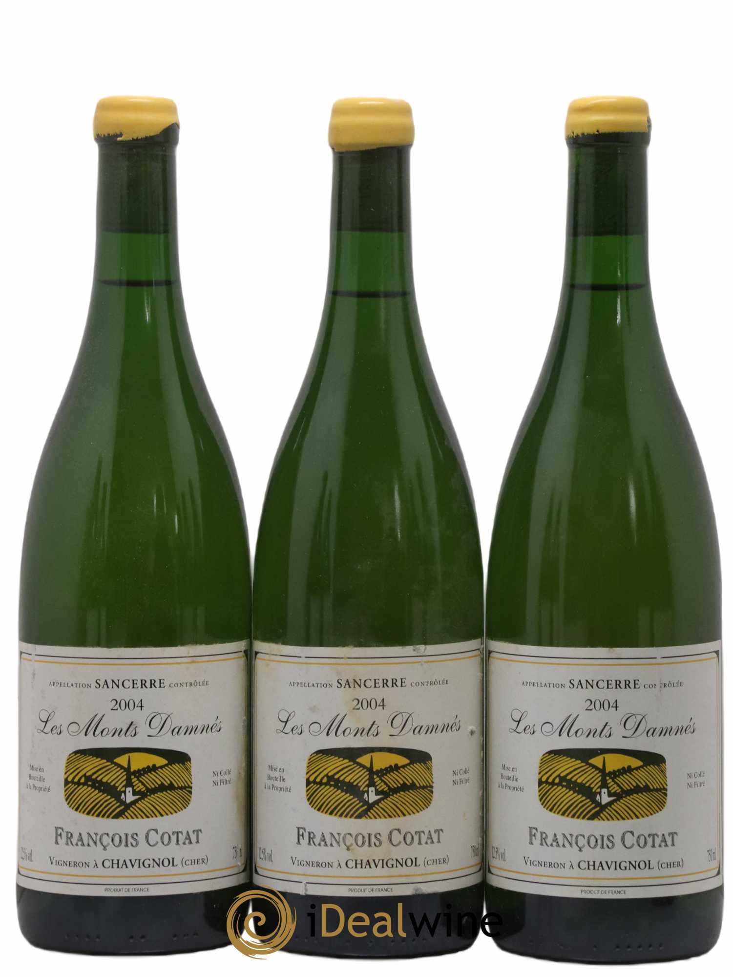 Sancerre Les Monts Damnés François Cotat 2004 - Lot de 3 bouteilles - 0