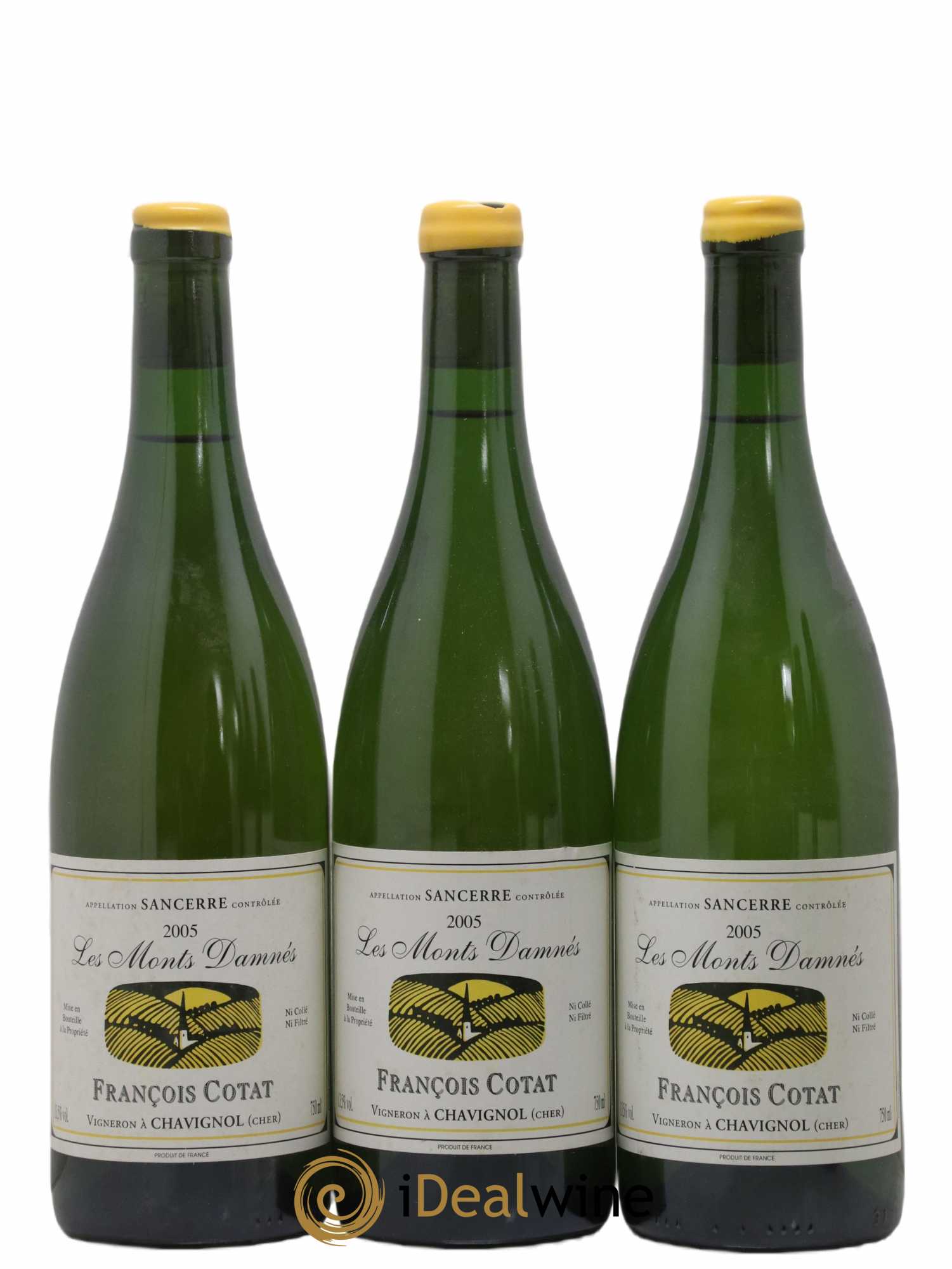 Sancerre Les Monts Damnés François Cotat 2005 - Lot de 3 bouteilles - 0