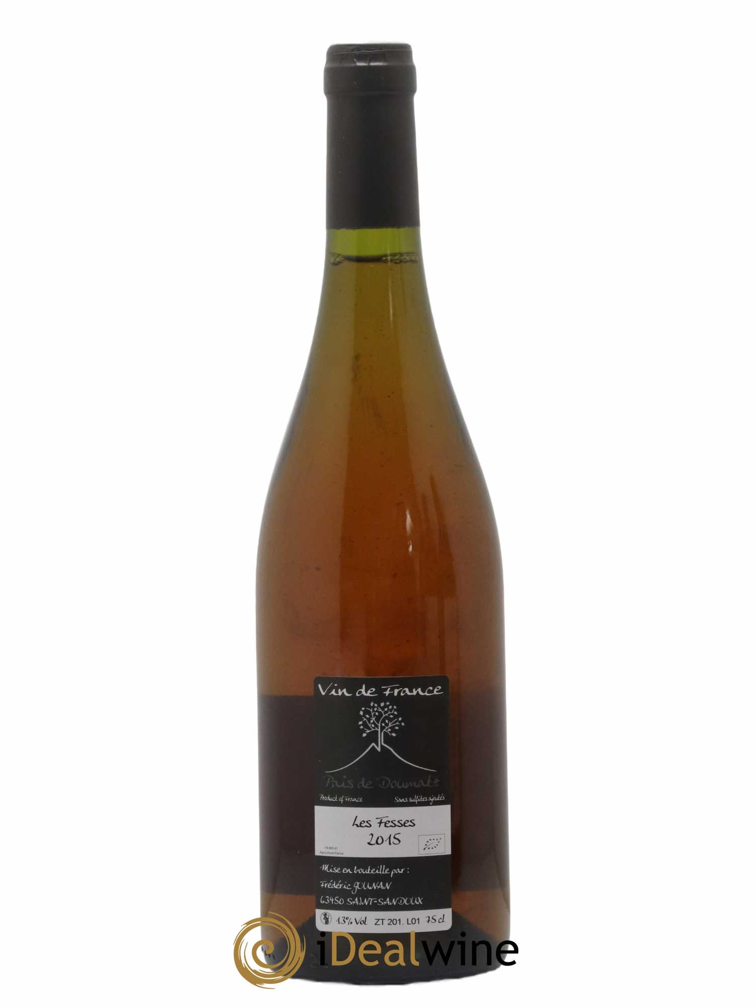 Vin de France Les Fesses Vignoble de l'Arbre Blanc 2015 - Lot de 1 bouteille - 1