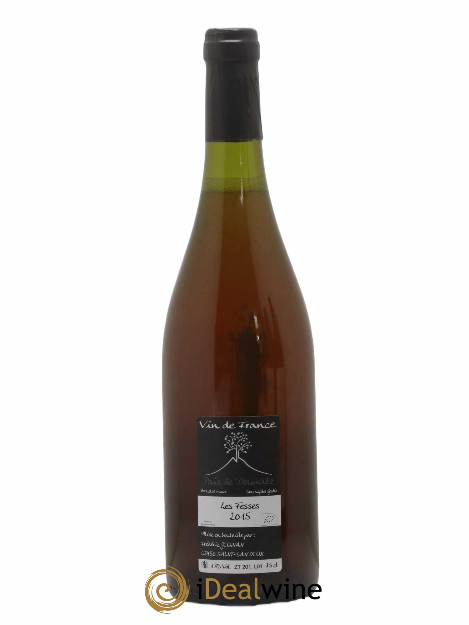 Vin de France Les Fesses Vignoble de l'Arbre Blanc 2015 - Lot de 1 bouteille - 1