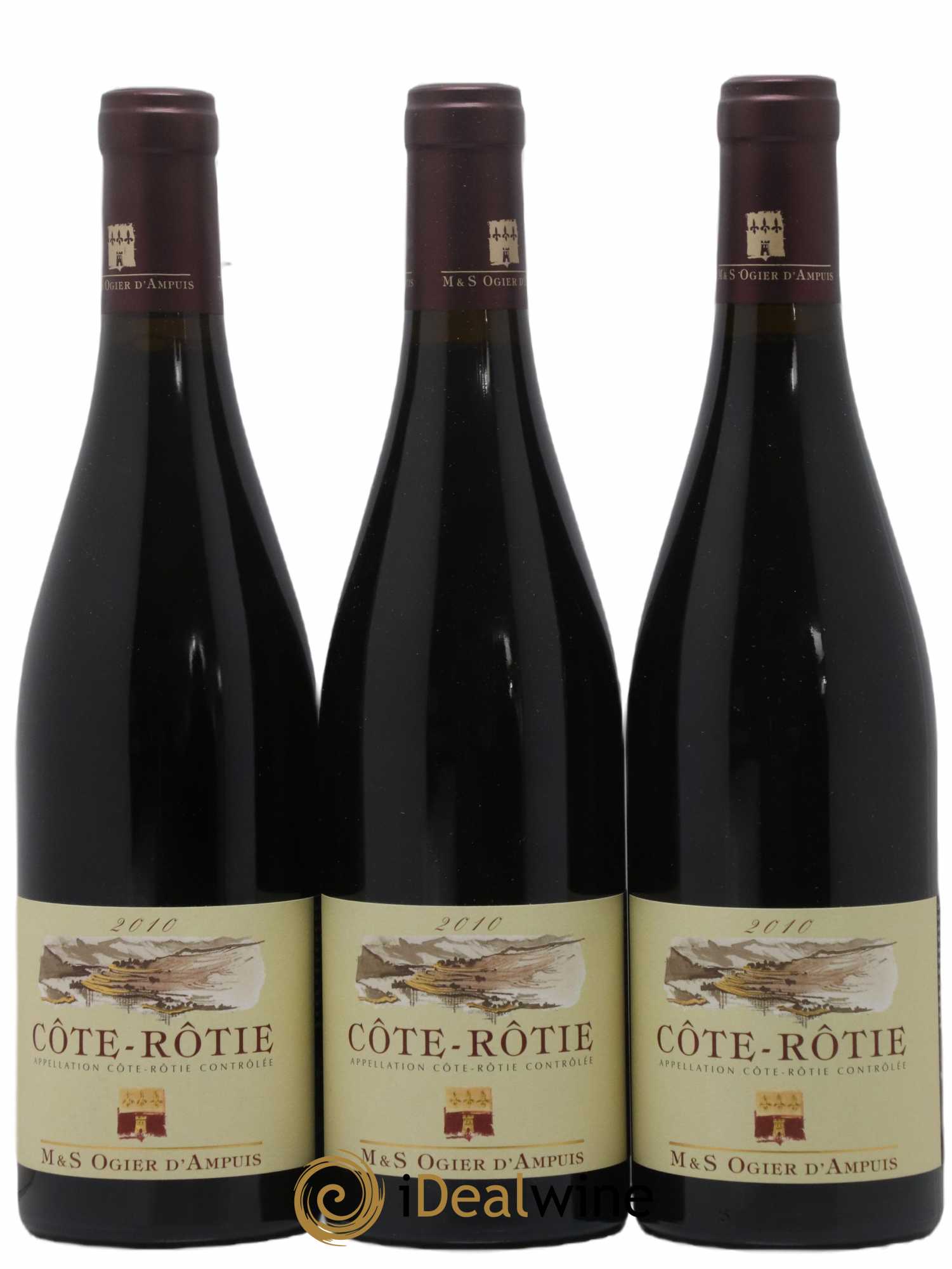 Côte-Rôtie Stéphane Ogier 2010 - Lot de 3 bouteilles - 0