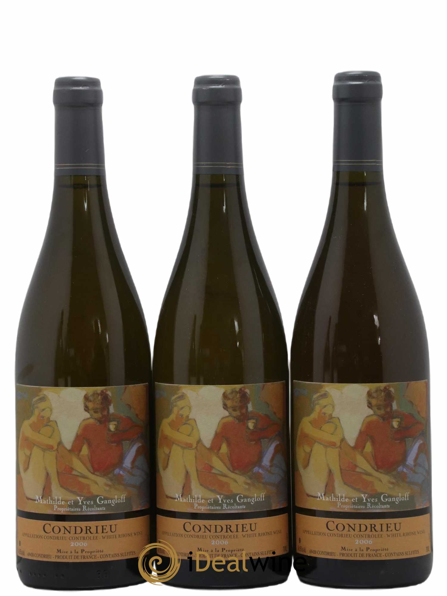 Condrieu Domaine Gangloff (Domaine) 2006 - Lot de 3 bouteilles - 0