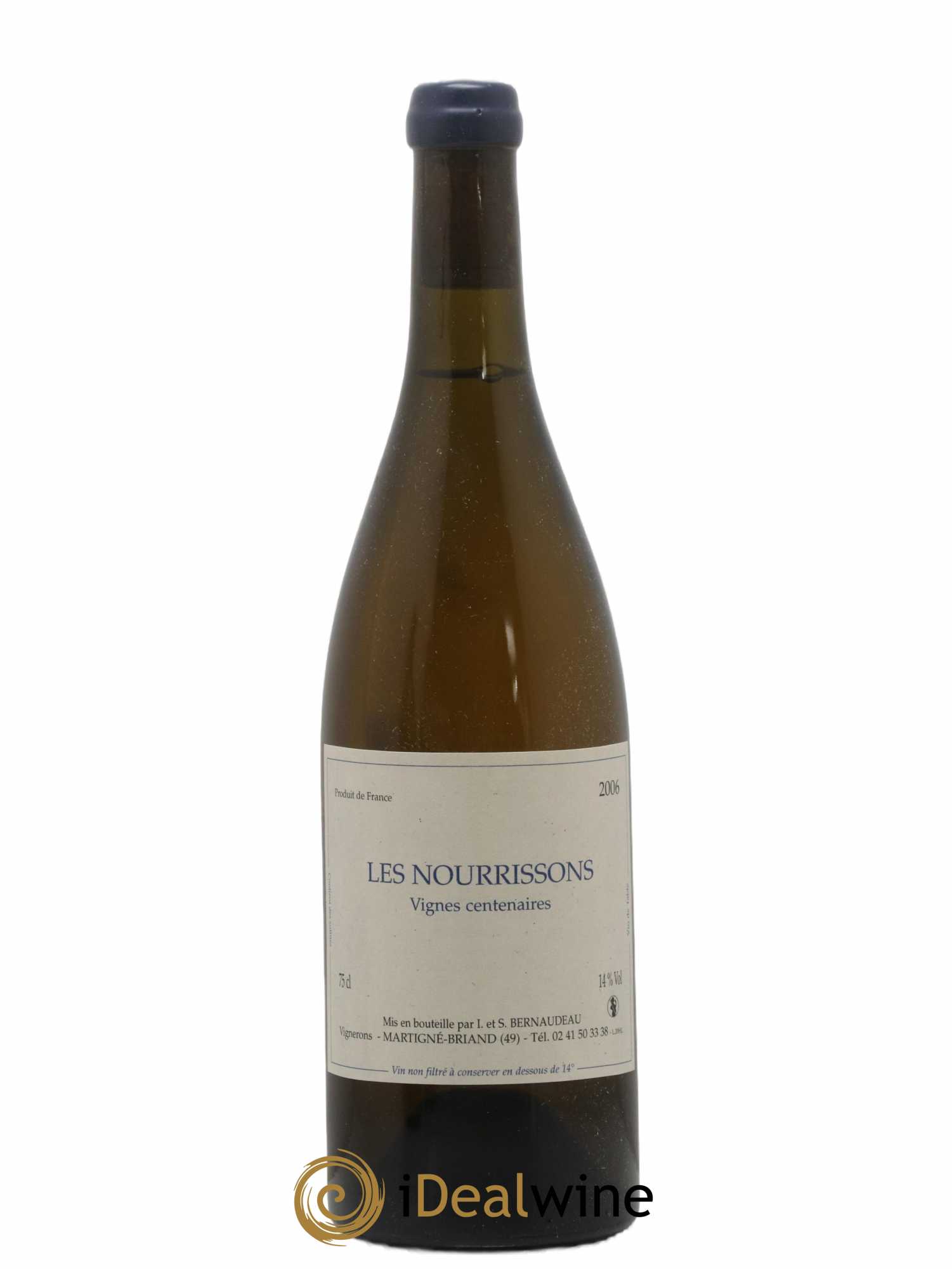 Anjou Les Nourrissons Vignes Centenaires Stéphane Bernaudeau (Domaine) 2006 - Lot de 1 bouteille - 0
