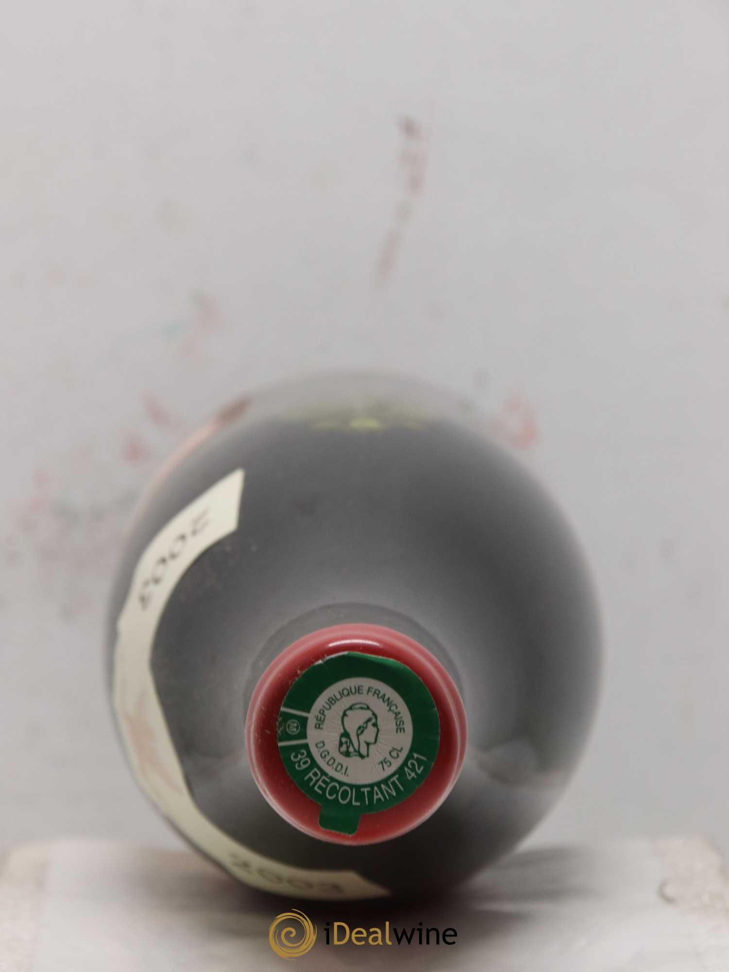 Arbois-Pupillin Poulsard (cire rouge) Overnoy-Houillon (Domaine) 2003 - Lot de 1 bouteille - 1