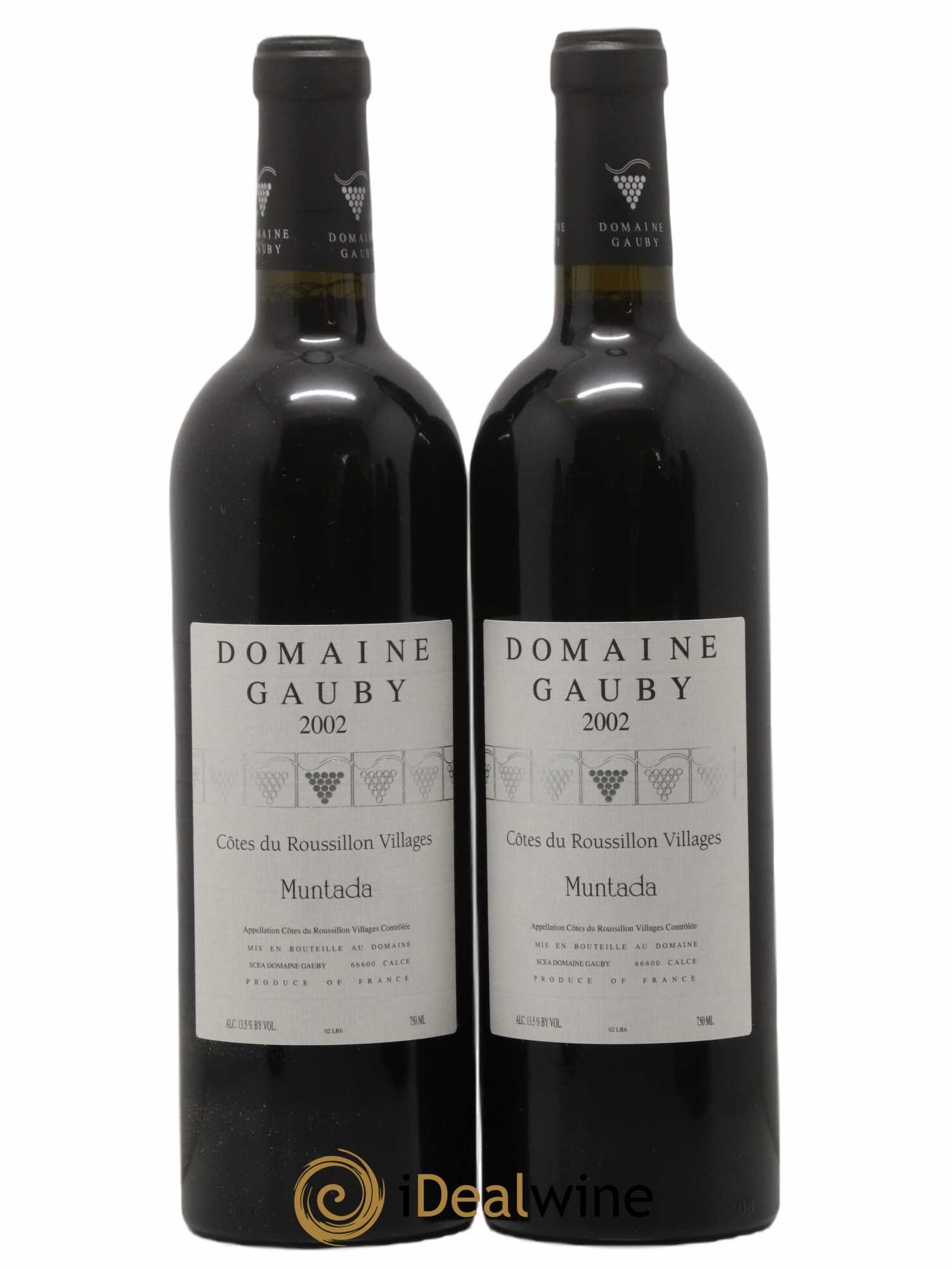 Côtes Catalanes (anciennement Côtes du Roussillon Villages) La Muntada Gauby (Domaine) 2002 - Lot de 2 bouteilles - 0