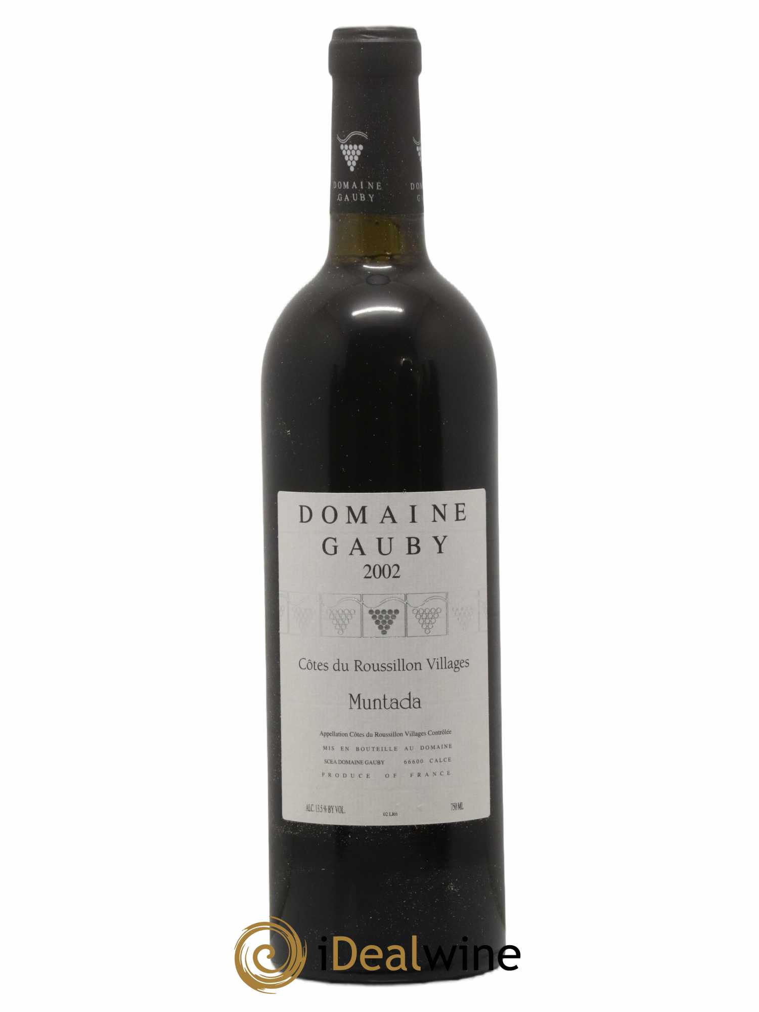 Côtes Catalanes (anciennement Côtes du Roussillon Villages) La Muntada Gauby (Domaine) 2002 - Lot de 1 bouteille - 0