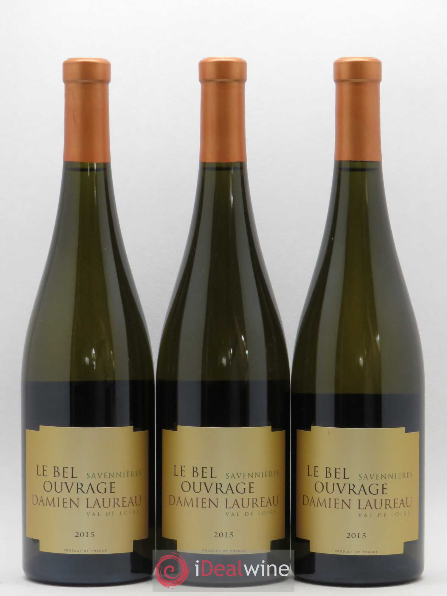 Savennières Le Bel Ouvrage Domaine Damien Laureau 2015 - Posten von 3 Flaschen - 0