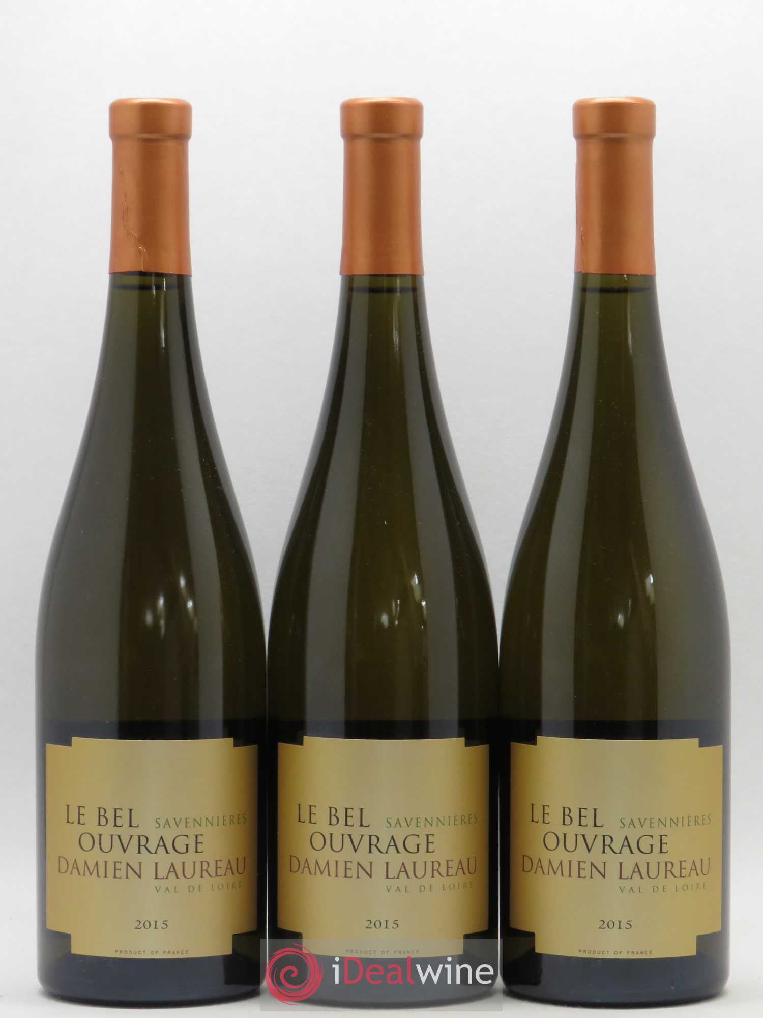 Savennières Le Bel Ouvrage Domaine Damien Laureau 2015 - Posten von 3 Flaschen - 0