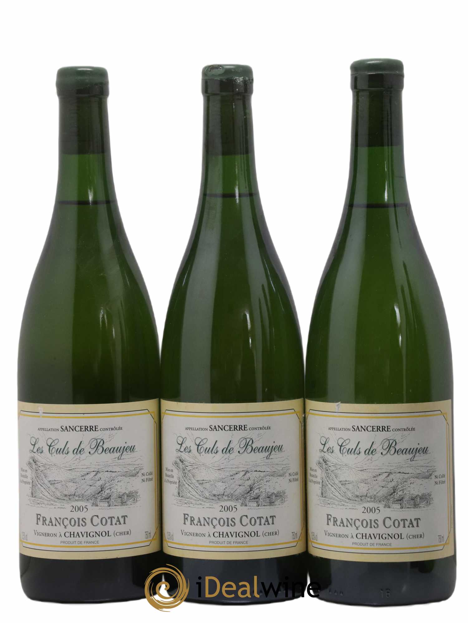 Sancerre Les Culs de Beaujeu François Cotat 2005 - Lot de 3 bouteilles - 0