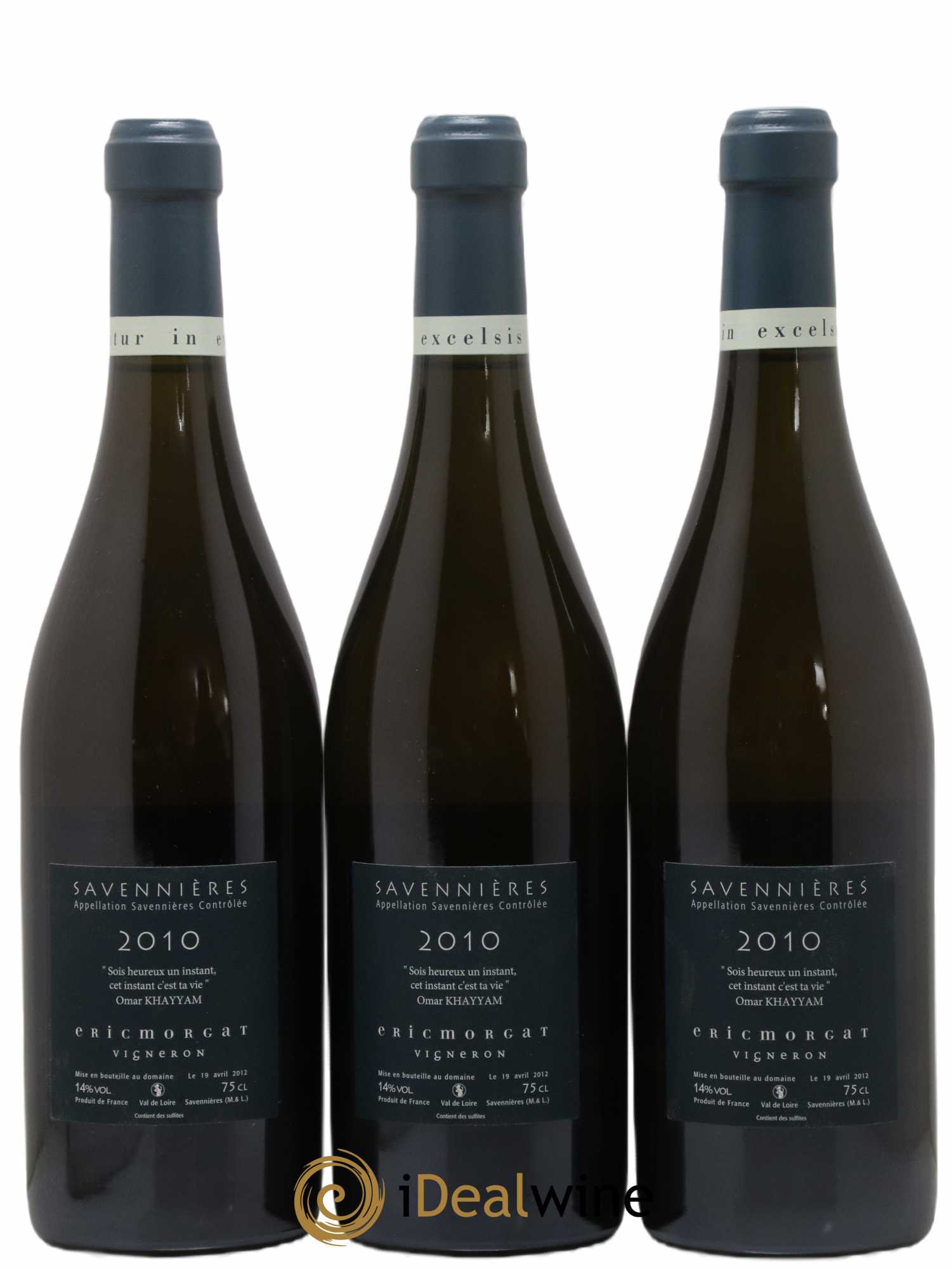 Savennières L'Enclos Eric Morgat 2010 - Lot de 3 bouteilles - 1