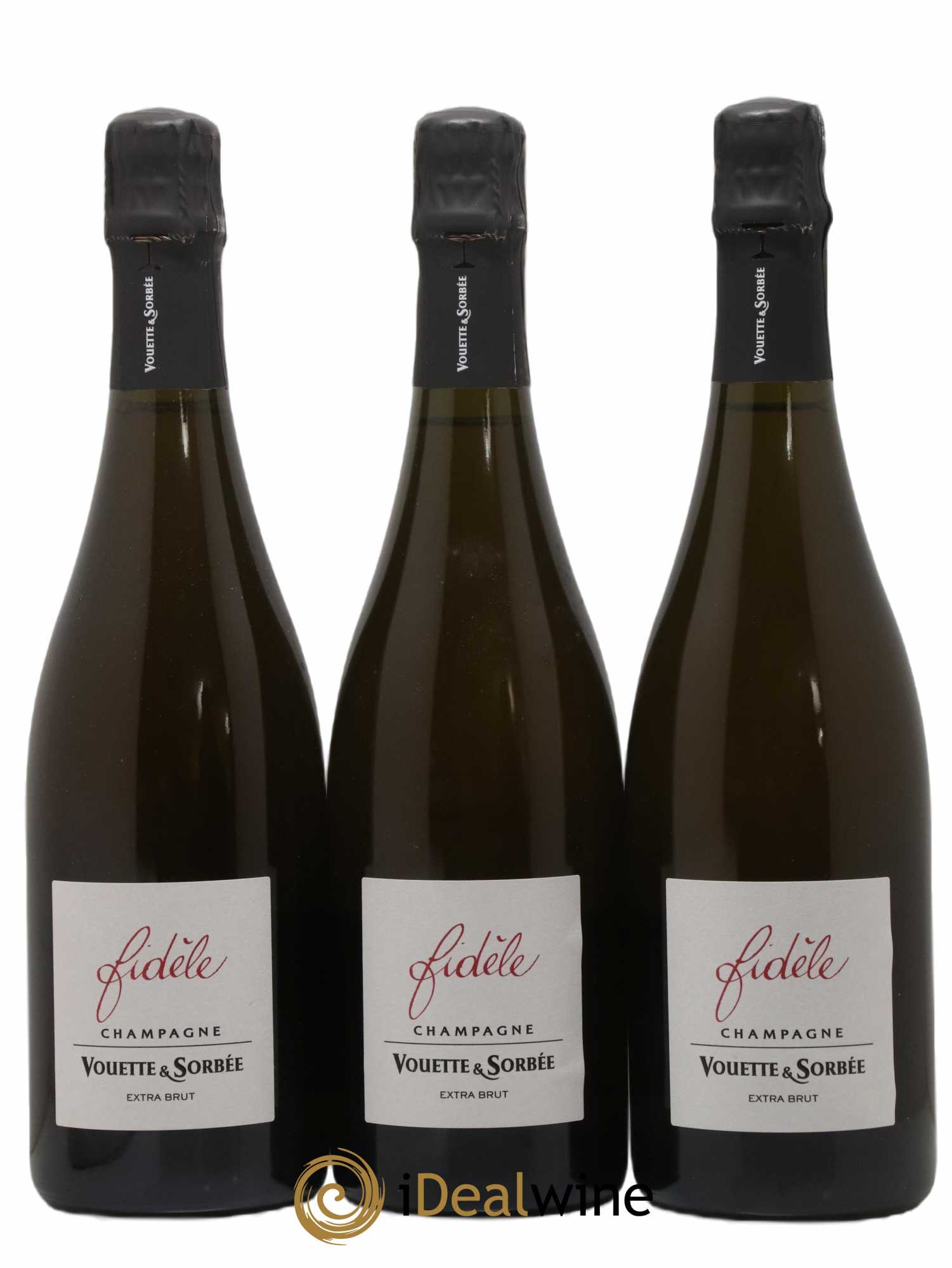 Fidèle Blanc de Noirs Vouette et Sorbée 2008 - Lot de 3 bouteilles - 0