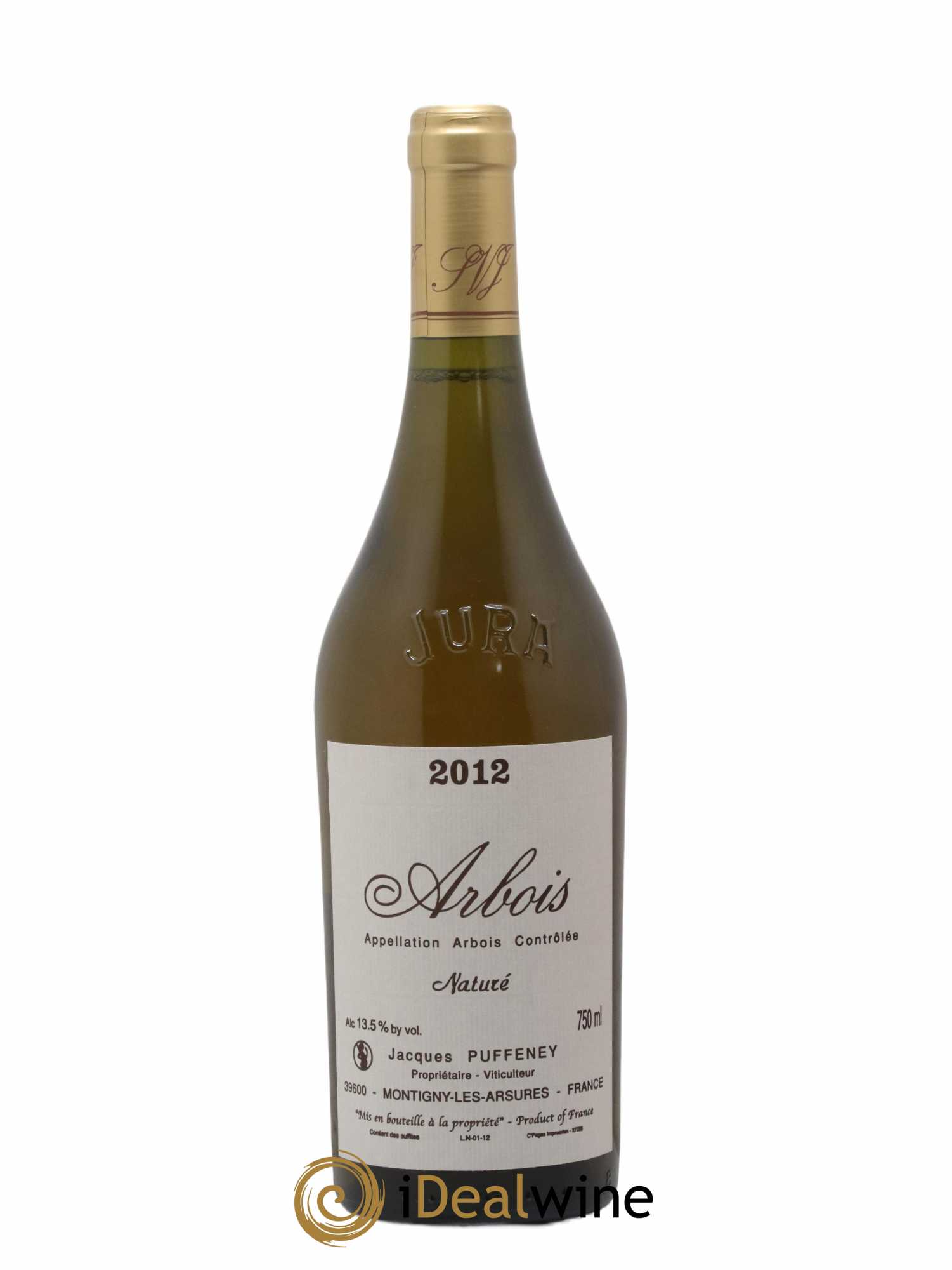 Arbois Naturé Jacques Puffeney 2012 - Lot de 1 bouteille - 0