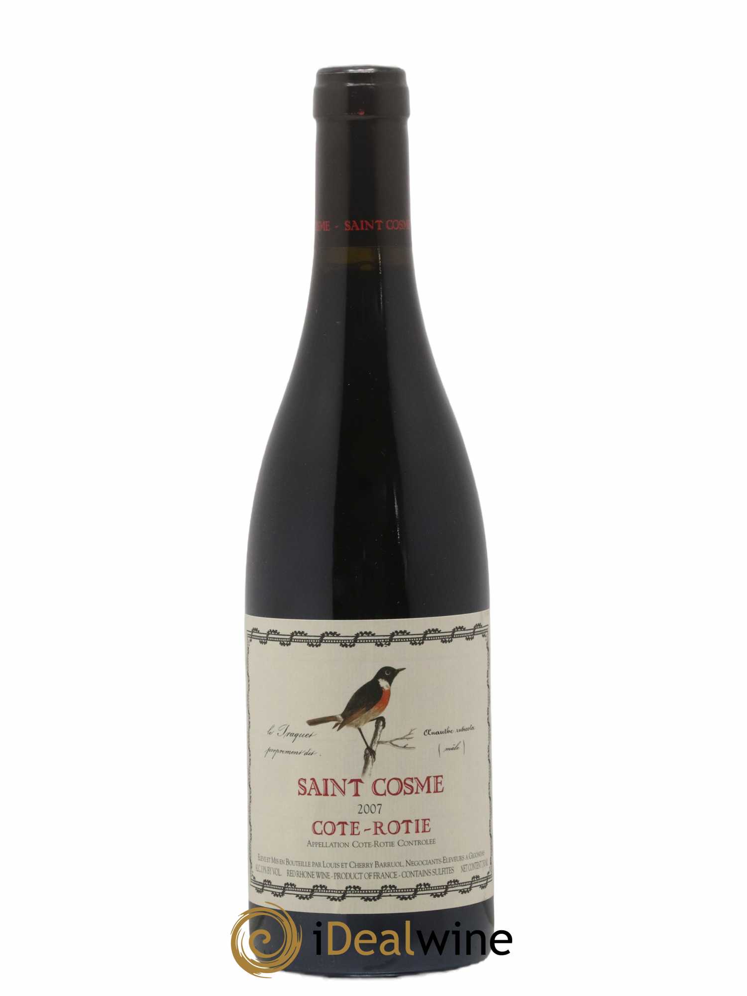 Côte-Rôtie Saint Cosme 2007 - Lot de 1 bouteille - 0