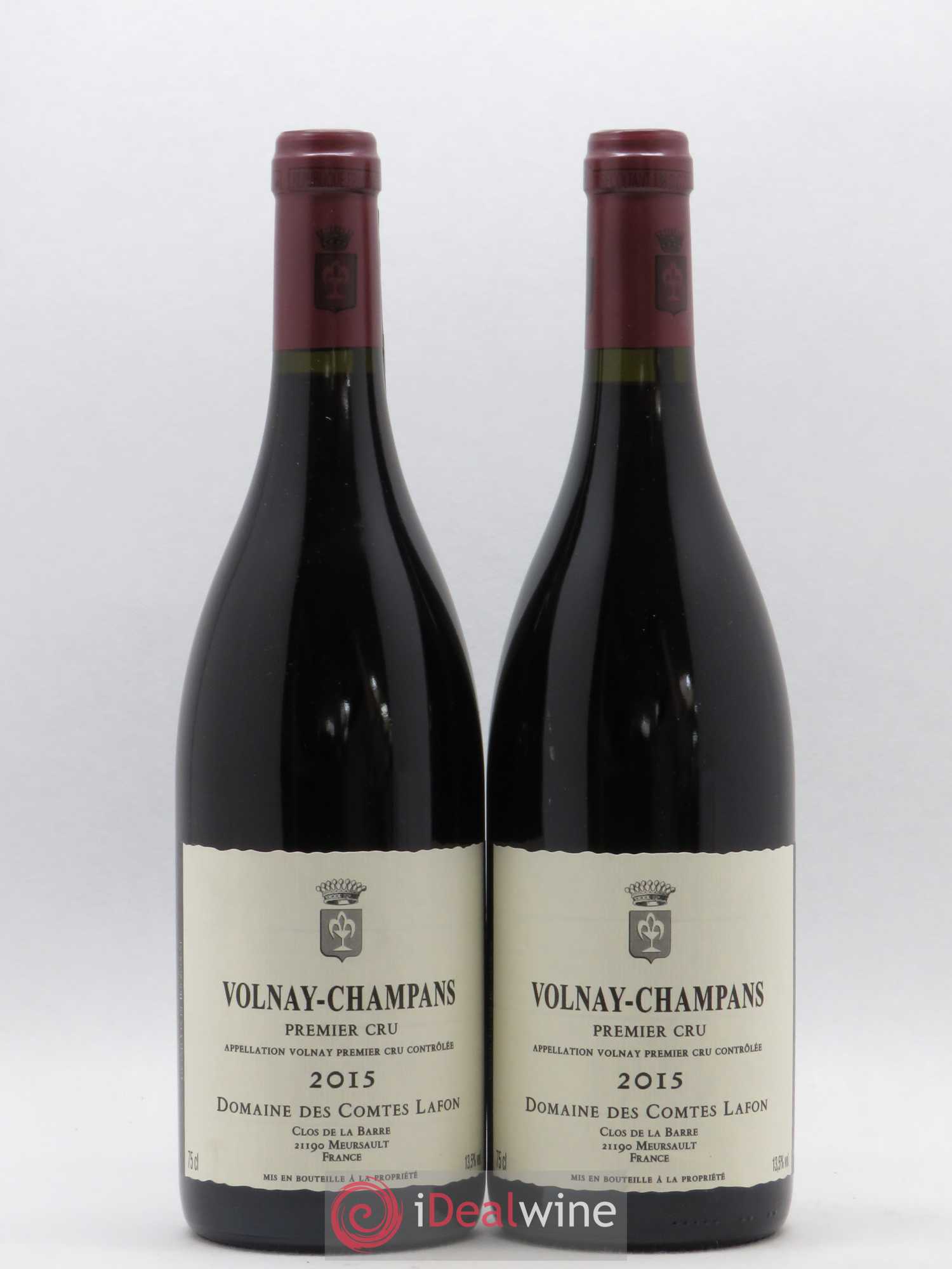 Volnay 1er Cru Champans Comtes Lafon (Domaine des) 2015 - Lot de 2 bouteilles - 0