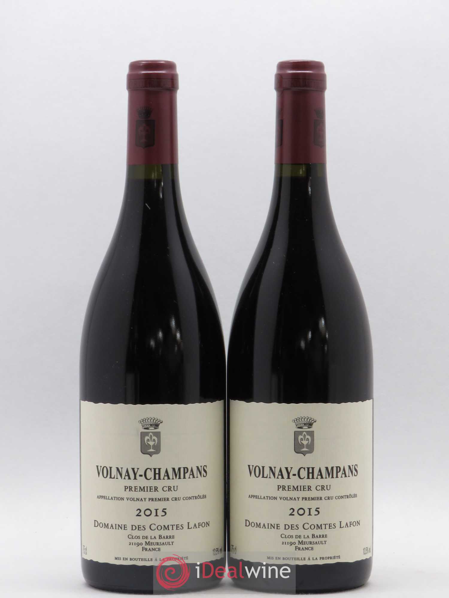 Volnay 1er Cru Champans Comtes Lafon (Domaine des) 2015 - Lot de 2 bouteilles - 0