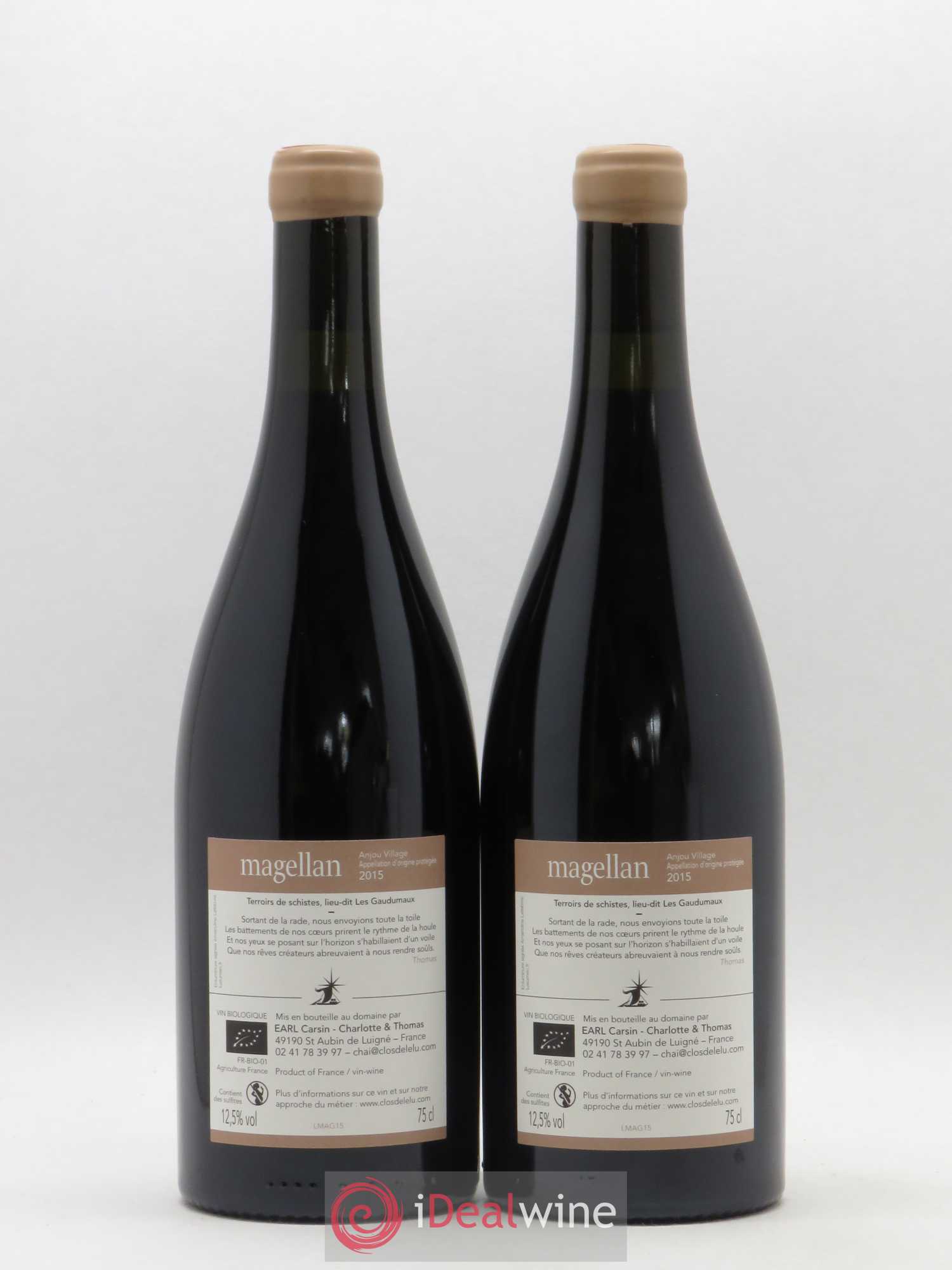 Anjou Villages Magellan Clos de L'Elu 2015 - Posten von 2 Flaschen - 1
