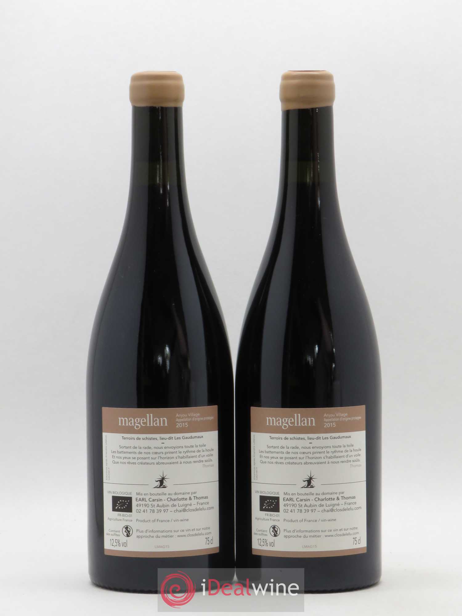 Anjou Villages Magellan Clos de L'Elu 2015 - Lot de 2 bouteilles - 1