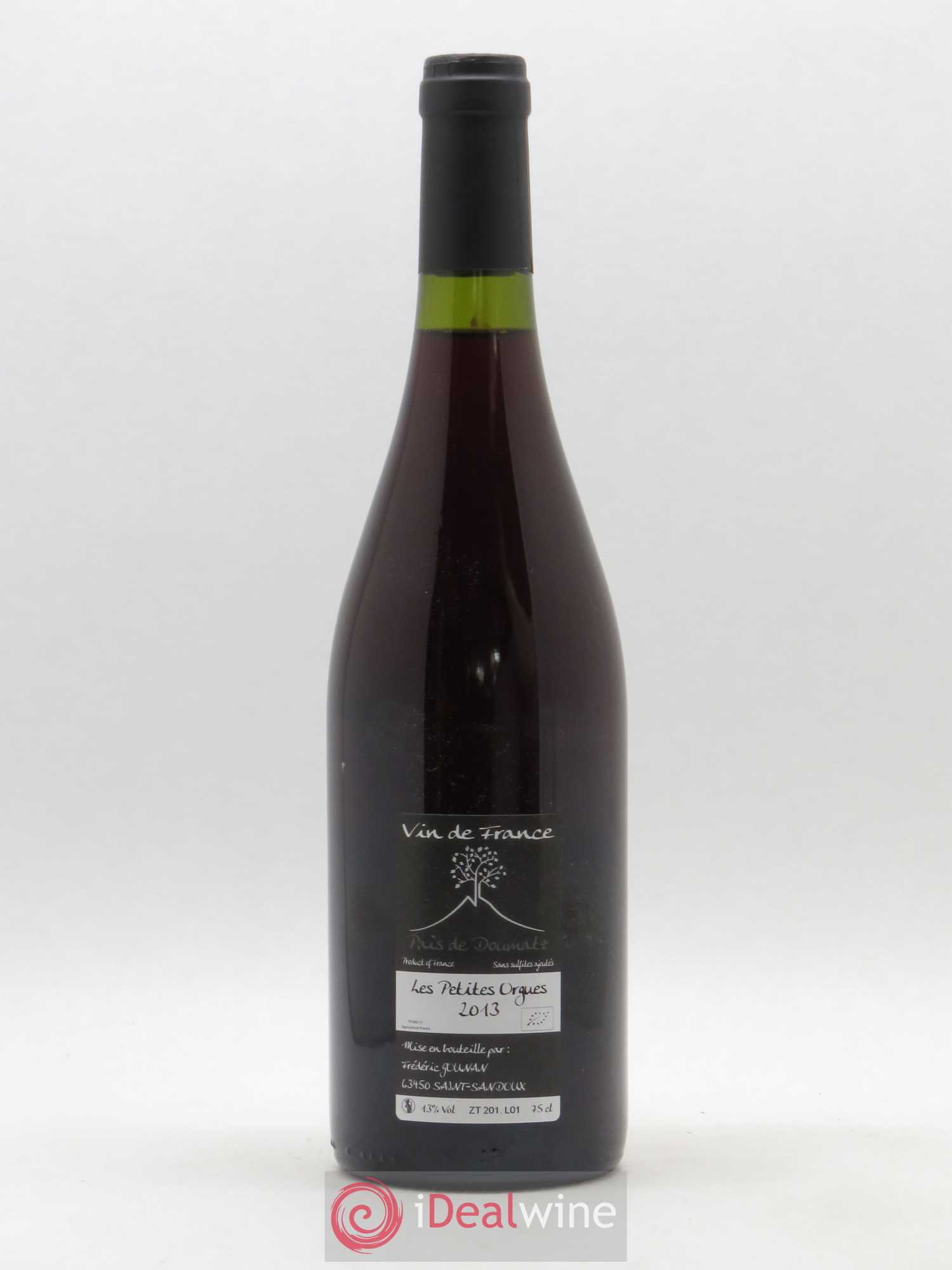 Vin de France Les Petites Orgues Vignoble de l'Arbre Blanc 2013 - Lot de 1 bouteille - 1