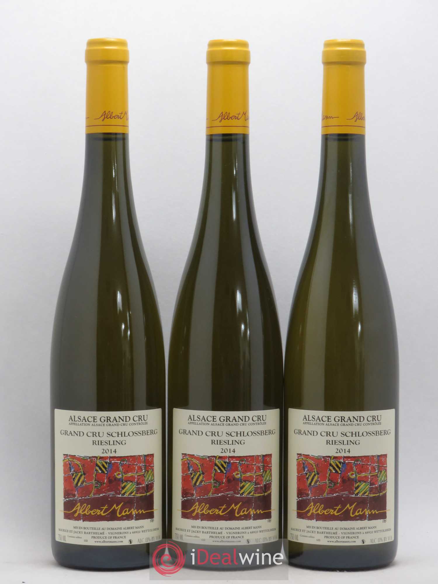 Alsace Riesling Grand Cru Schlossberg Albert Mann 2014 - Lot de 6 bouteilles - 1
