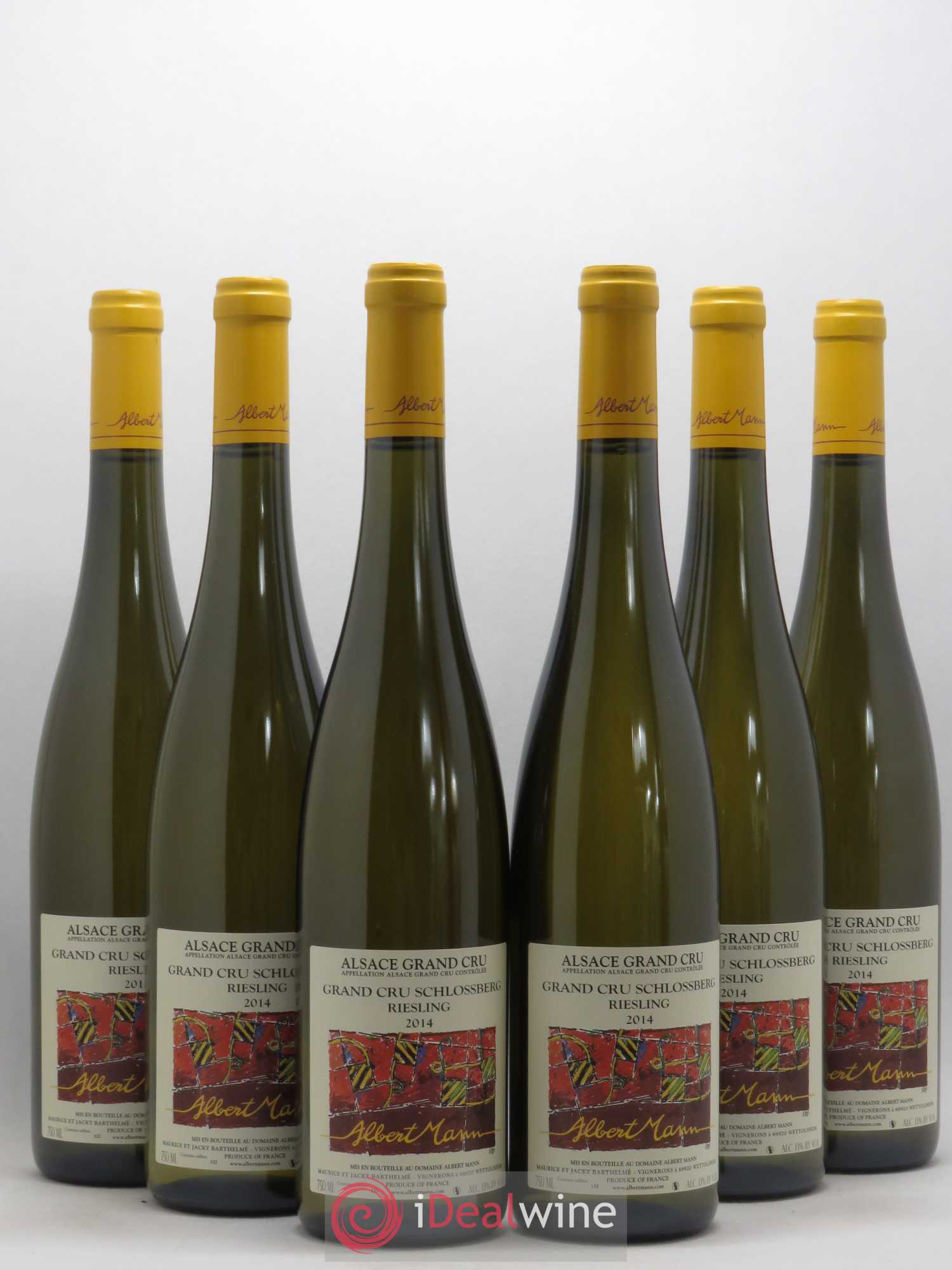 Alsace Riesling Grand Cru Schlossberg Albert Mann 2014 - Lot de 6 bouteilles - 0
