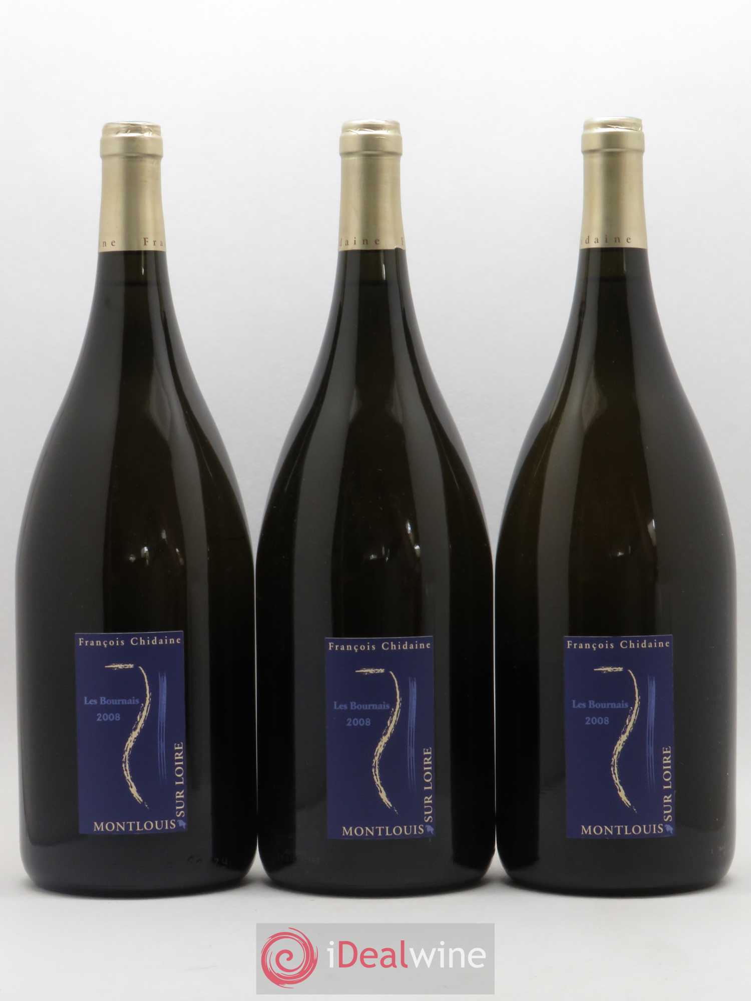Montlouis-sur-Loire Les Bournais François Chidaine 2008 - Lot de 3 magnums - 0